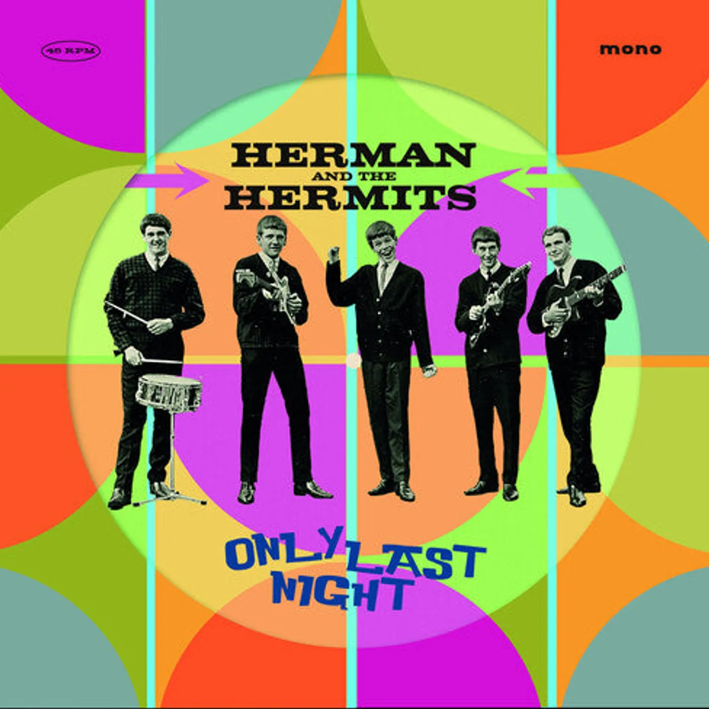 Herman'S Hermits LP Vinyl - Only Last Night (10In)