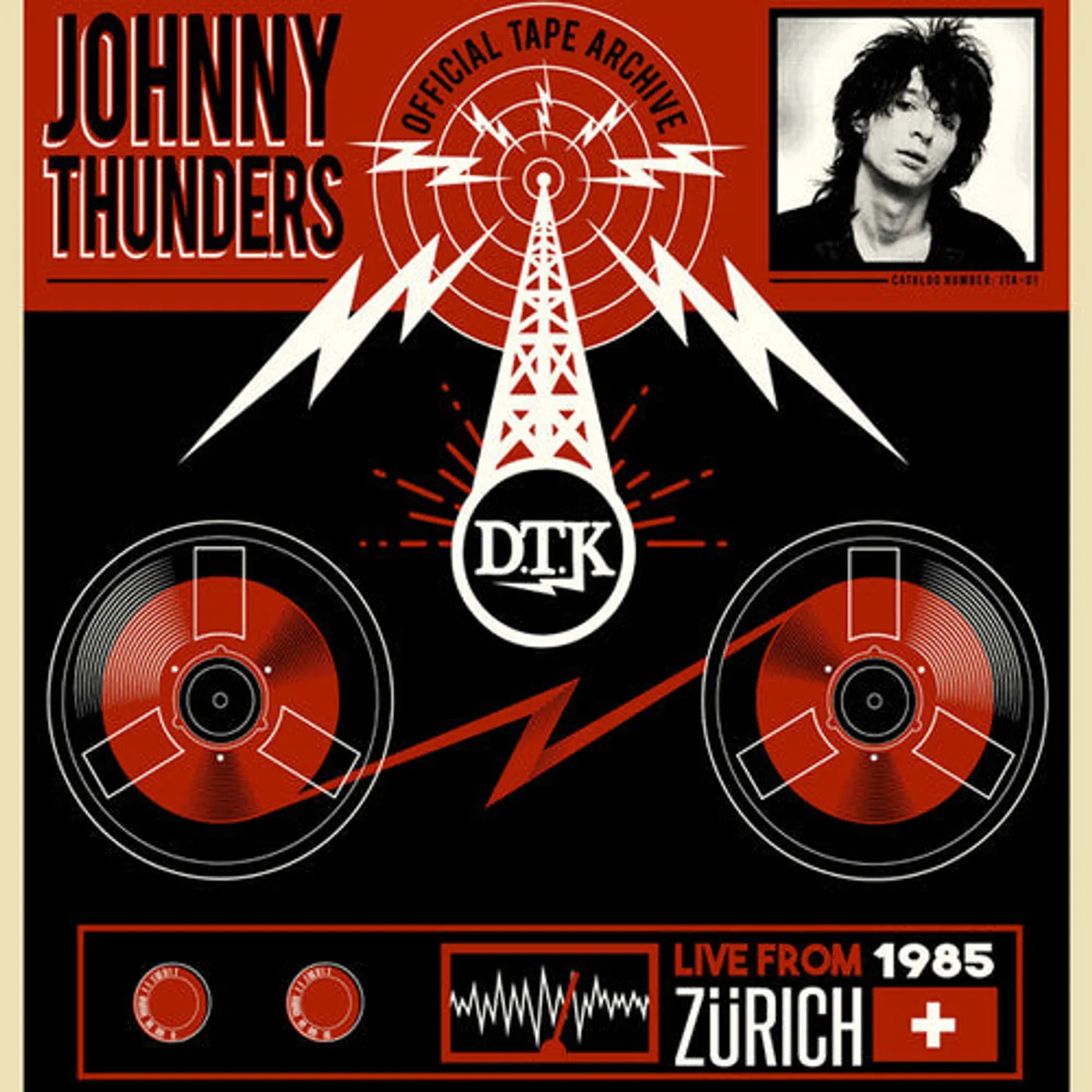 Johnny Thunders LP Vinyl - Live From Zurich '85
