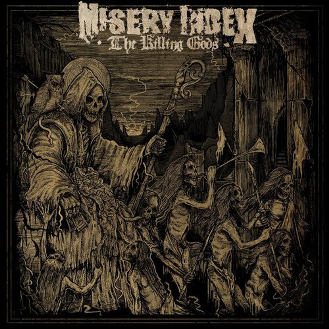 Misery Index LP Vinyl - Killing Gods (Coloured Vinyl) (Gate Fold) (Ltd) (Org)