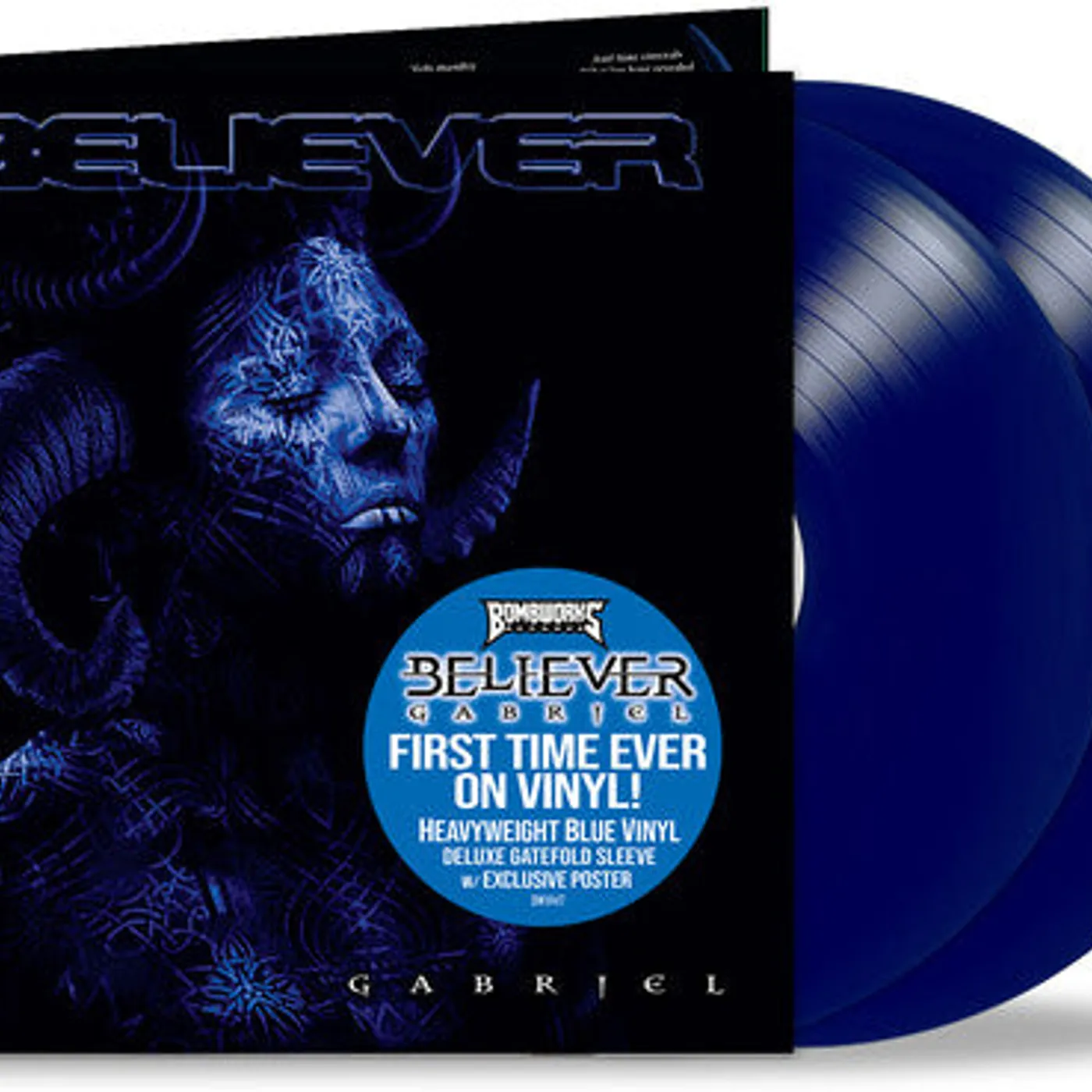 Believer LP Vinyl - Gabriel (Blue) (Coloured Vinyl) (Gate Fold) (Post) (Rmst)