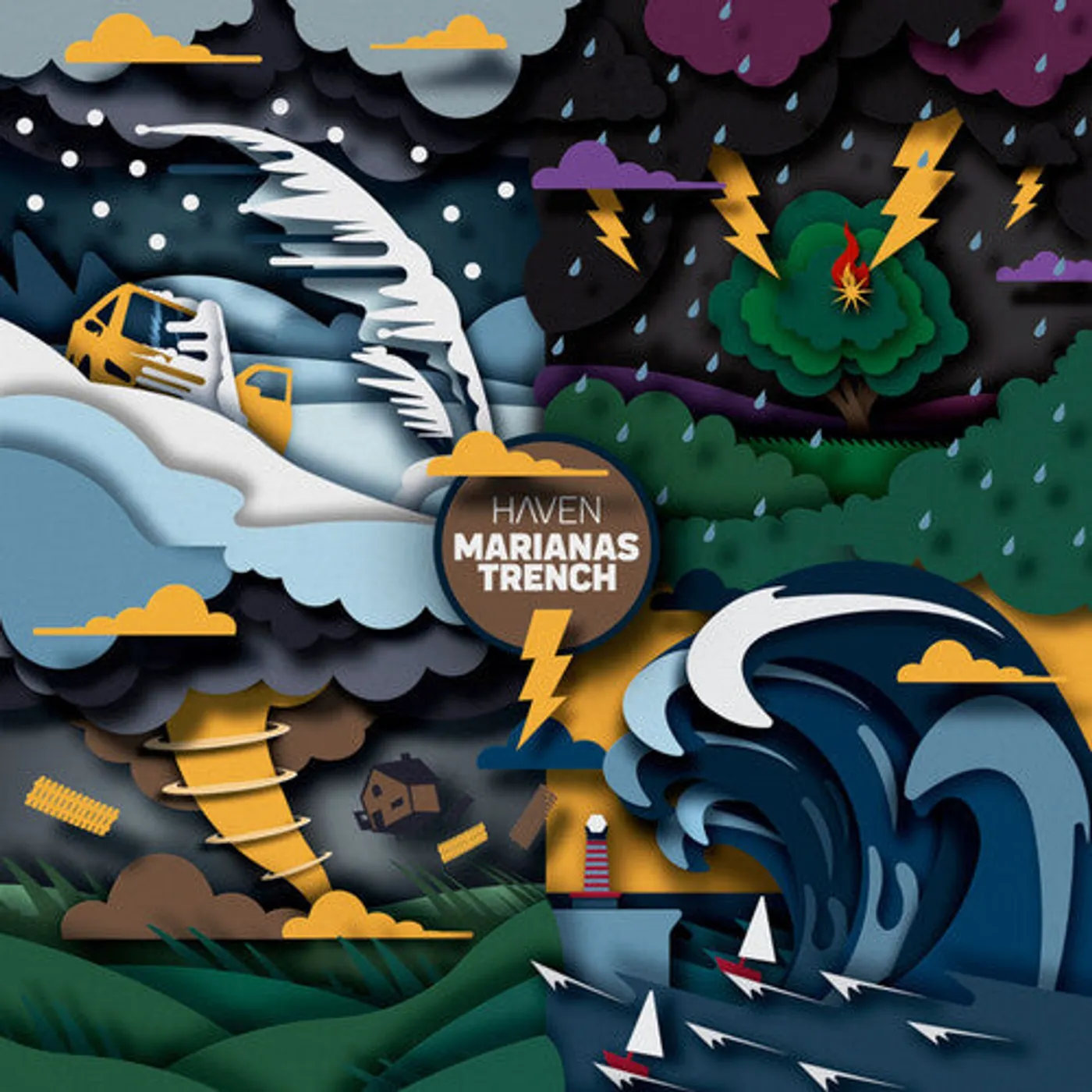 Marianas Trench LP Vinyl - Haven (Coloured Vinyl) (Purp)