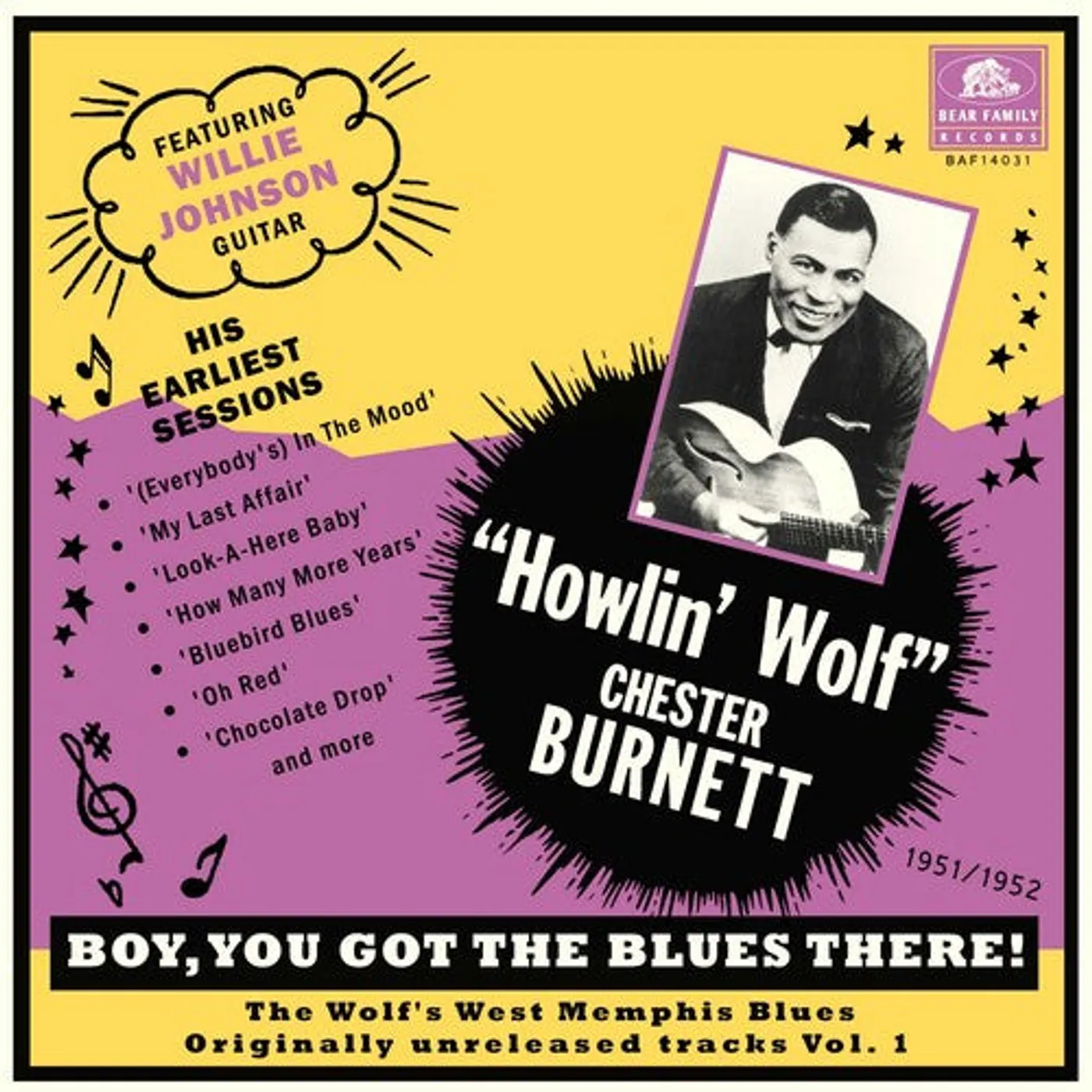 Howlin' Wolf LP Vinyl - Boy You Got The Blues There! Vol. 1: The Wolf'S