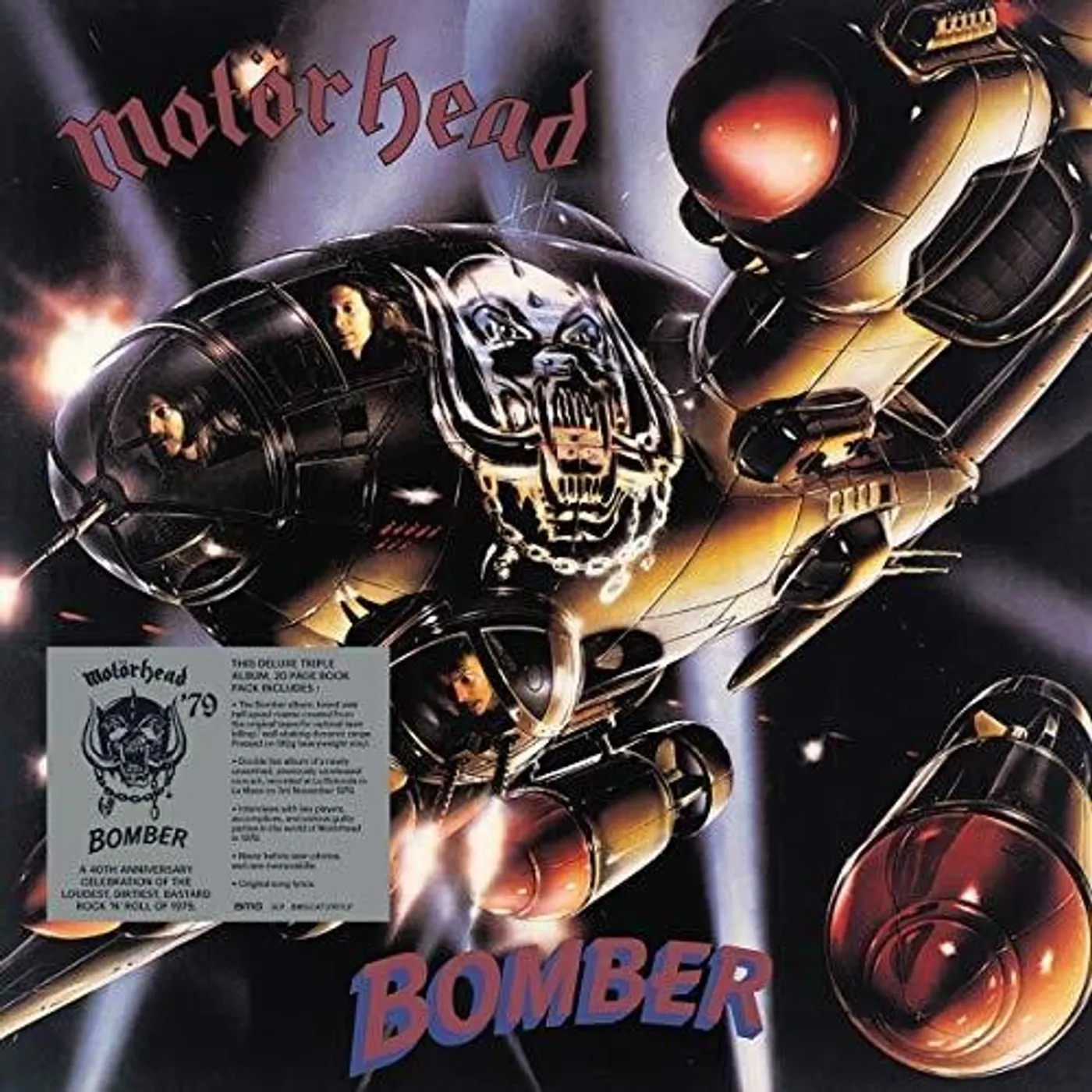 Motörhead LP Vinyl - Bomber (40Th Anniversary Edition) (Aniv)