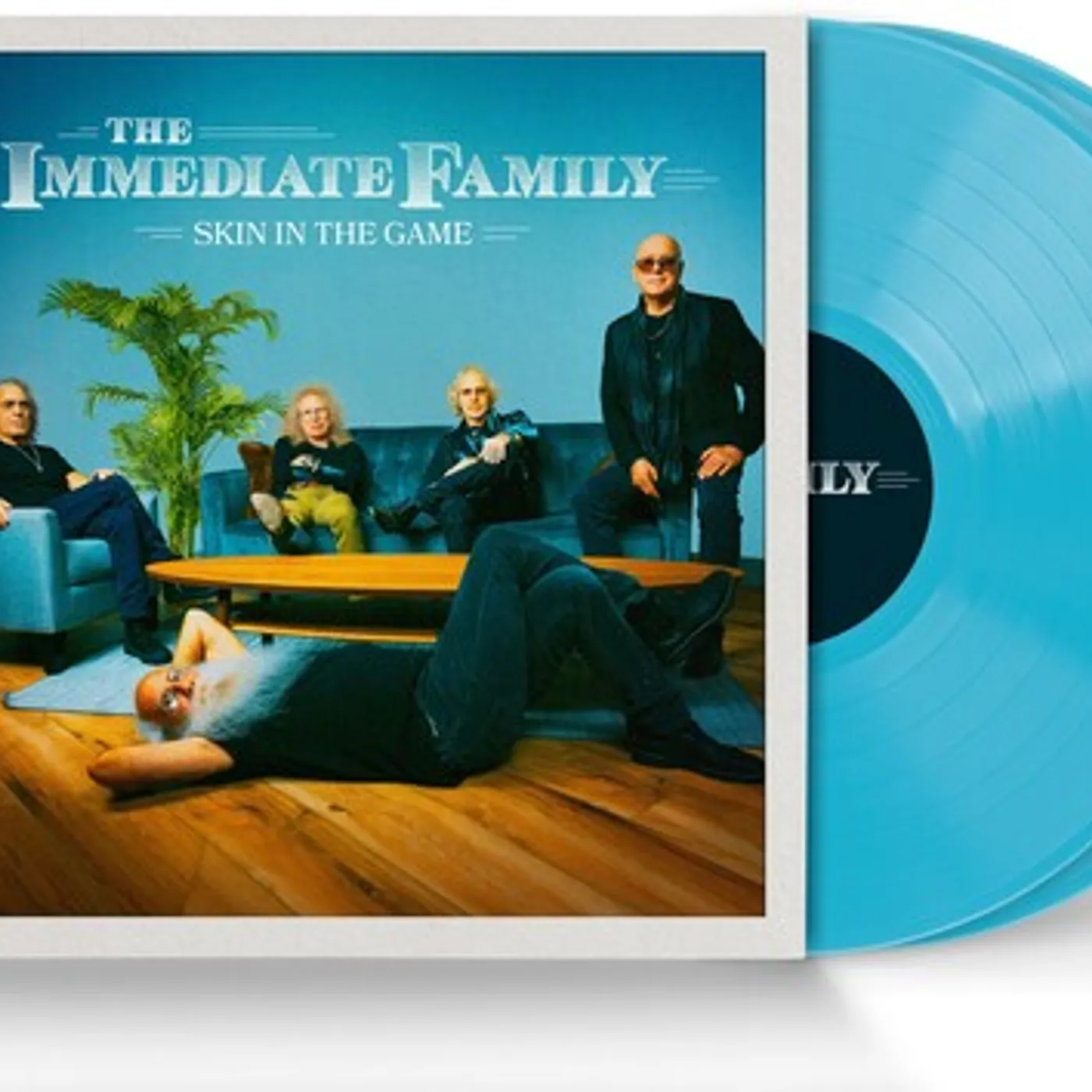 The Immediate Family LP Vinyl - Skin In The Game (Blue) (Coloured Vinyl)