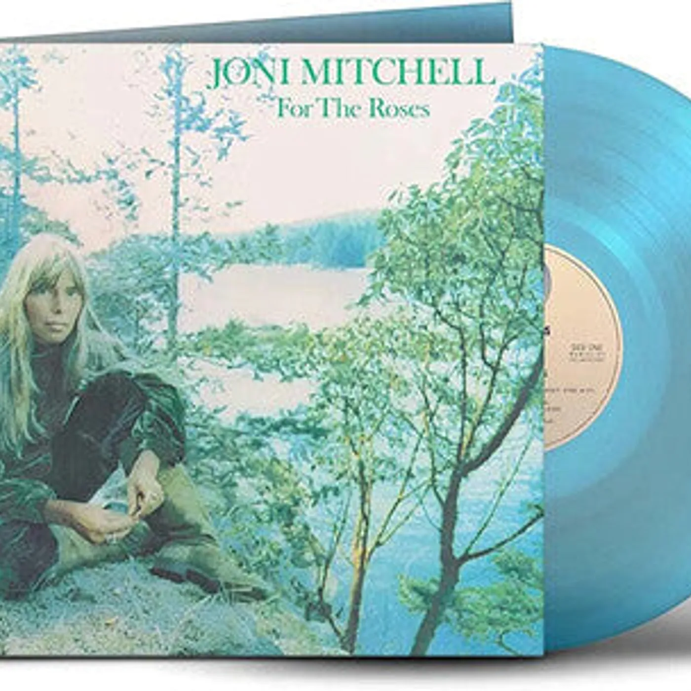 Joni Mitchell LP Vinyl - For The Roses (Blue) (Coloured Vinyl) (Port)