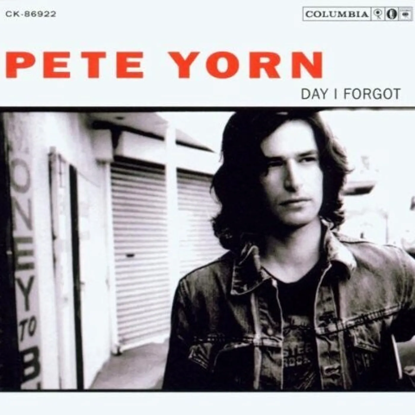 Pete Yorn LP Vinyl - Day I Forgot