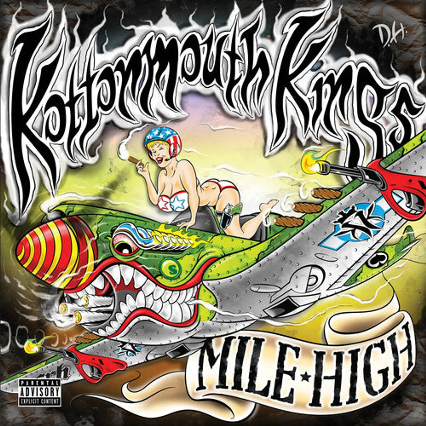 Kottonmouth Kings LP Vinyl - Mile High - Red/Blue (Blue) (Coloured Vinyl) (Gate Fold) (Red)