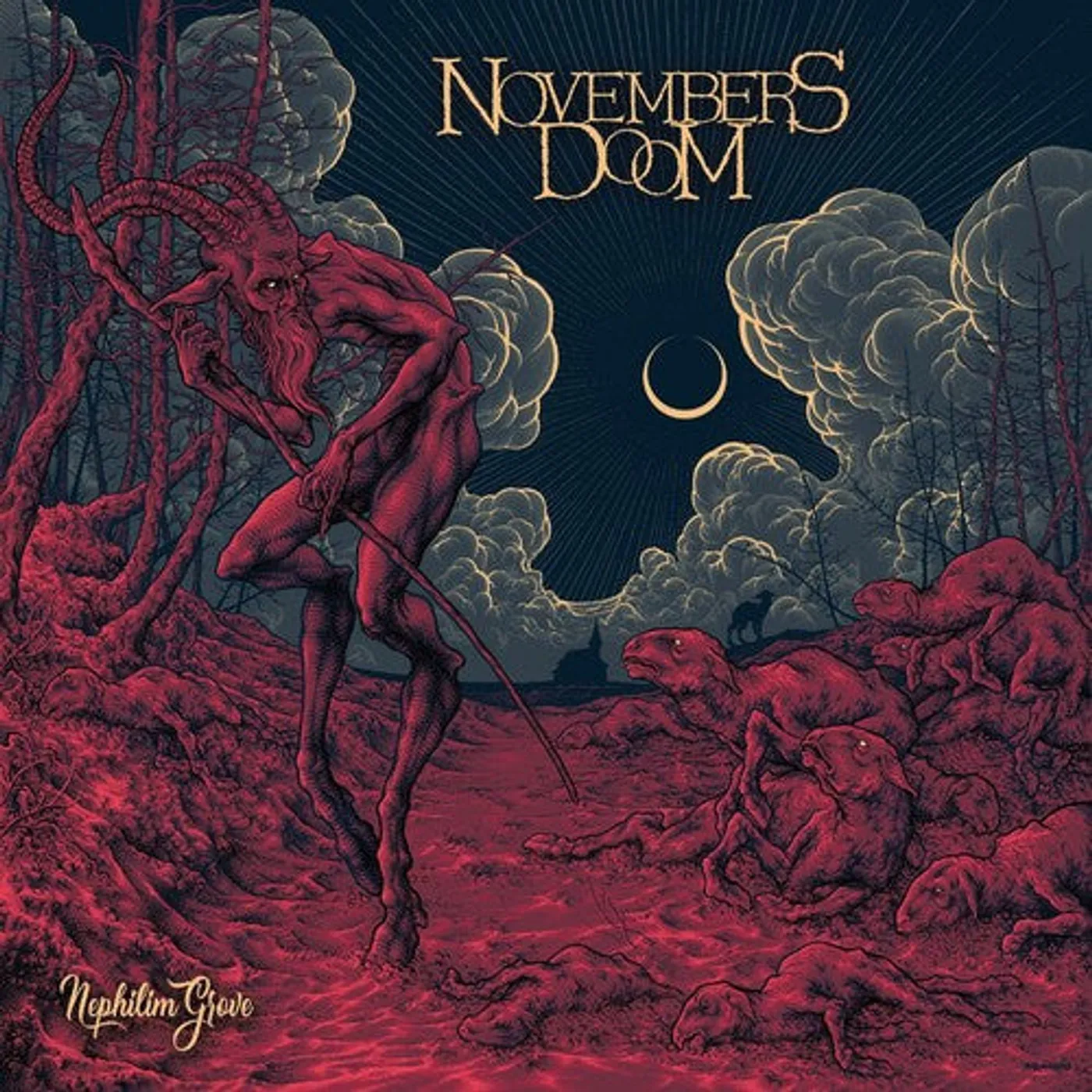 Novembers Doom LP Vinyl - Nephilim Grove (Blk) (Gate Fold) (Ltd) (Ogv)