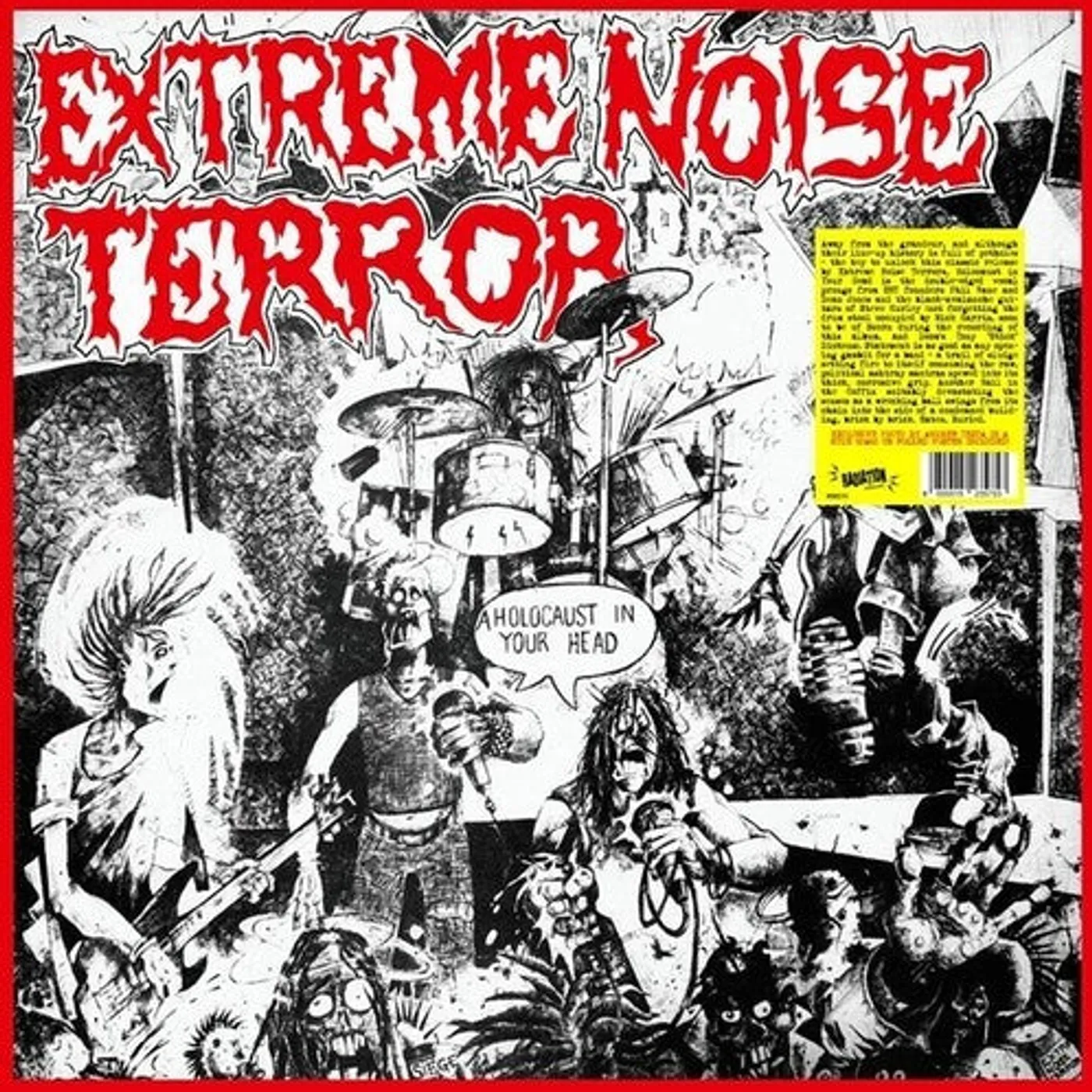 Extreme Noise Terror LP Vinyl - Holocaust In Your Head (Coloured Vinyl)