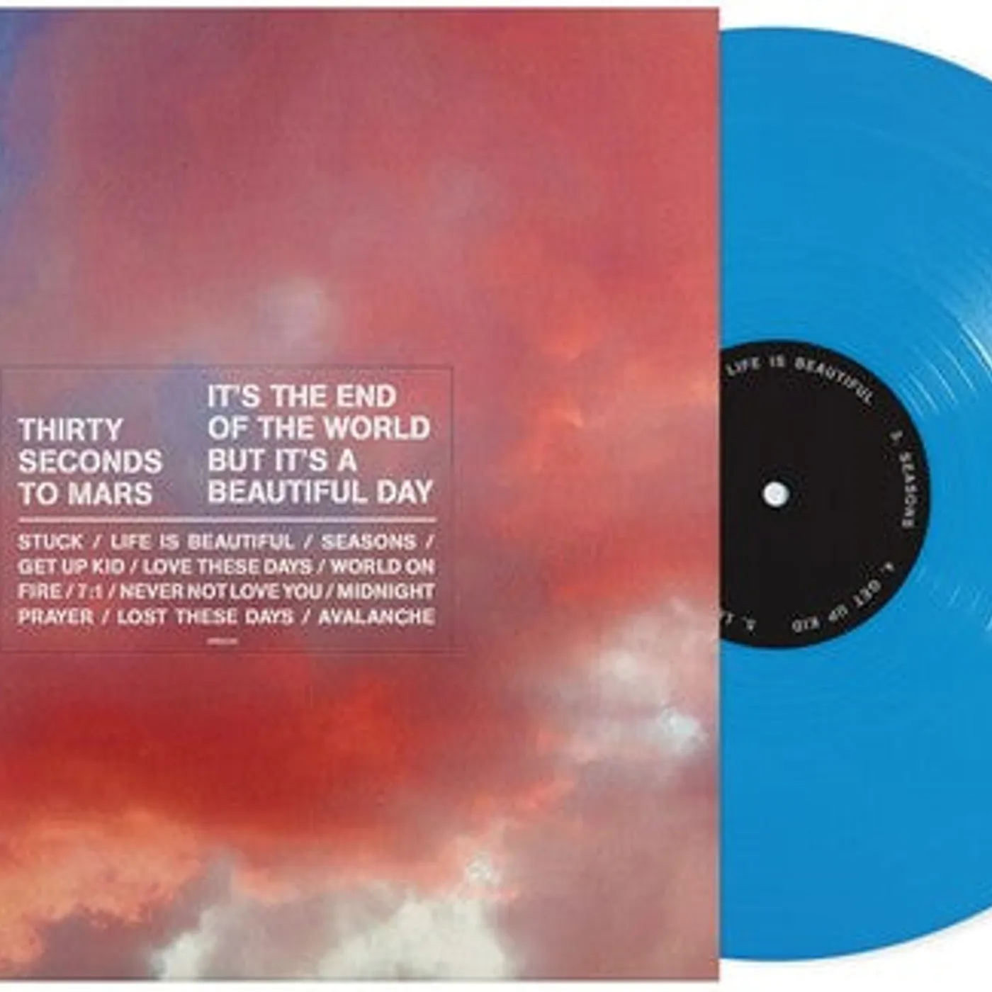 Thirty Seconds To Mars LP Vinyl - It'S The End Of The World But It'S A Beautiful Day