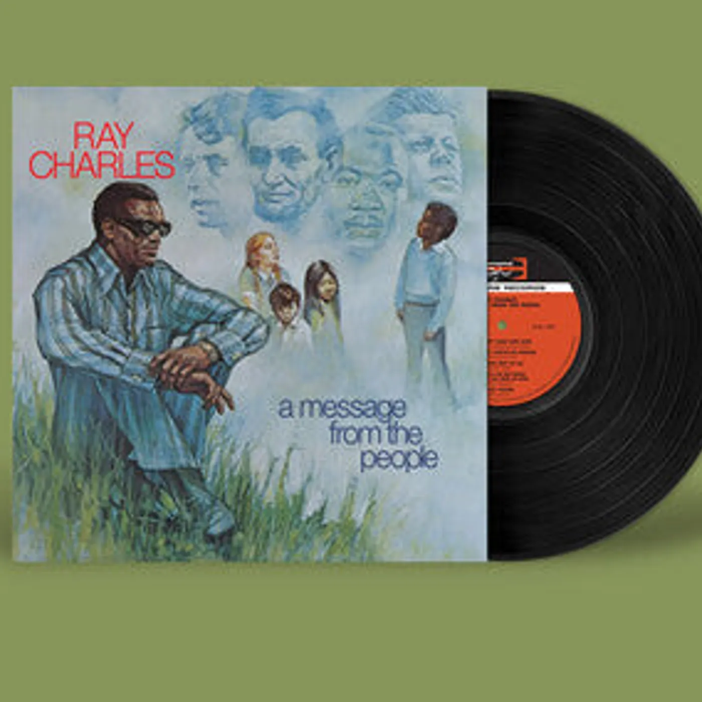Ray Charles LP Vinyl - Message From The People (Ofgv)