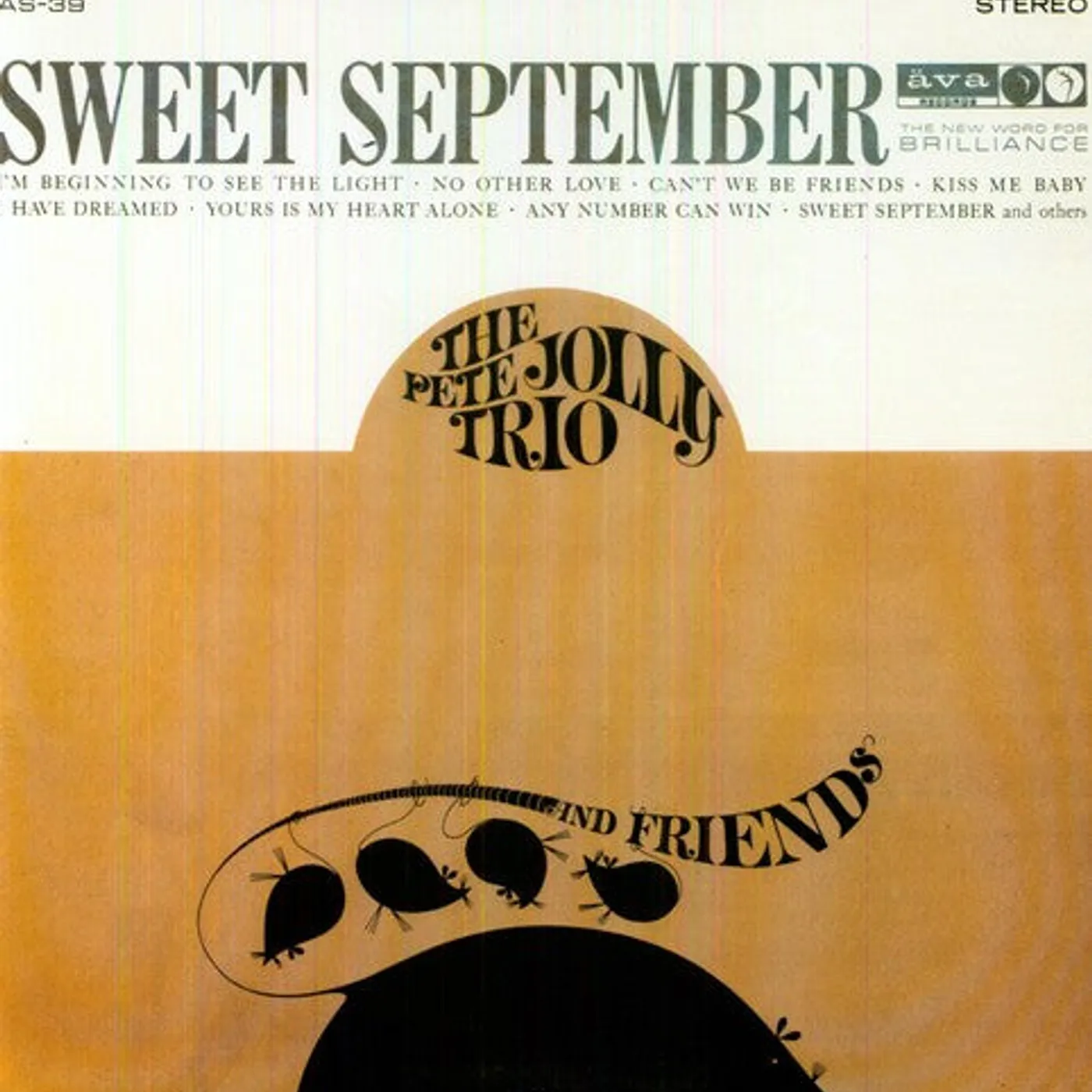 The Pete Jolly Trio LP Vinyl - Sweet September