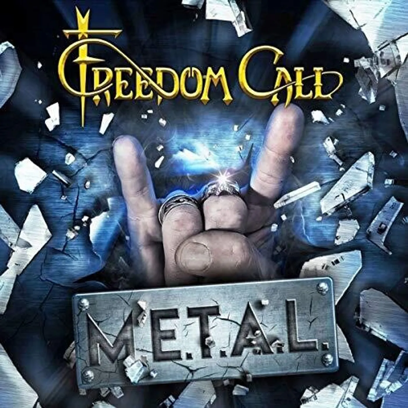 Freedom Call LP Vinyl - M.E.T.A.L. (Blk) (Blue)