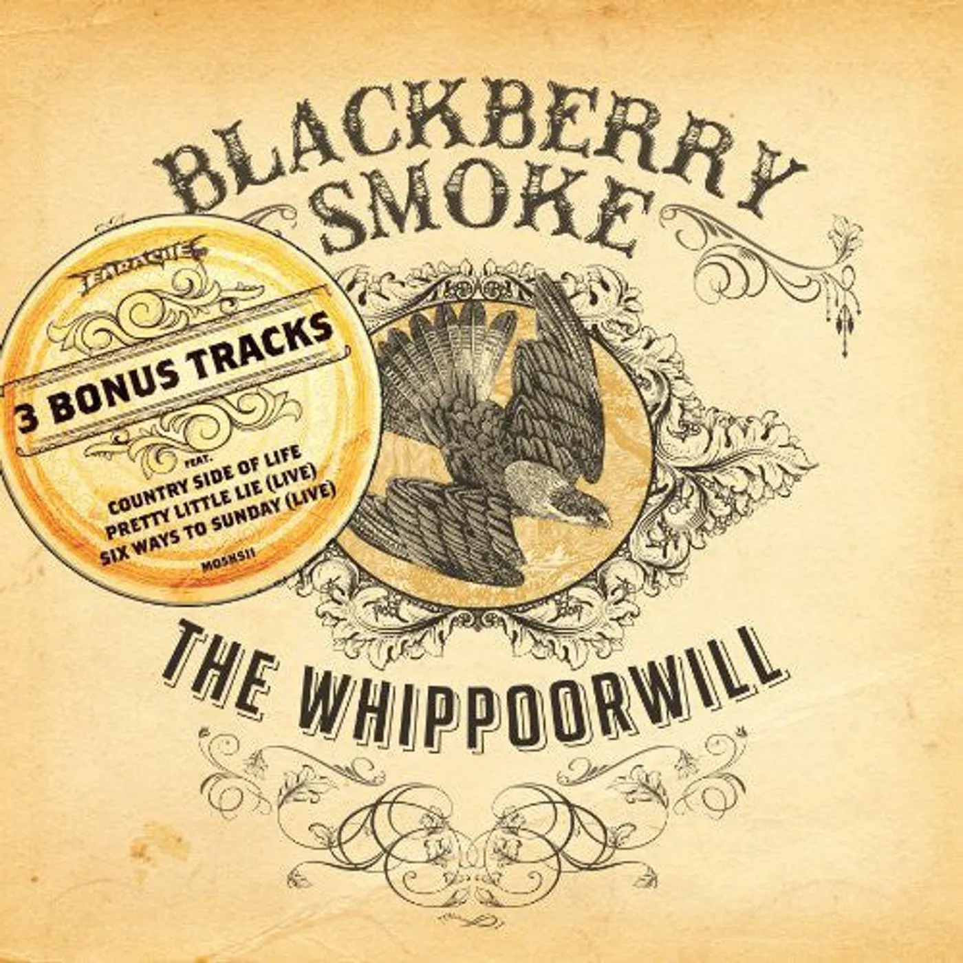 Blackberry Smoke LP Vinyl - Whippoorwill (Uk)