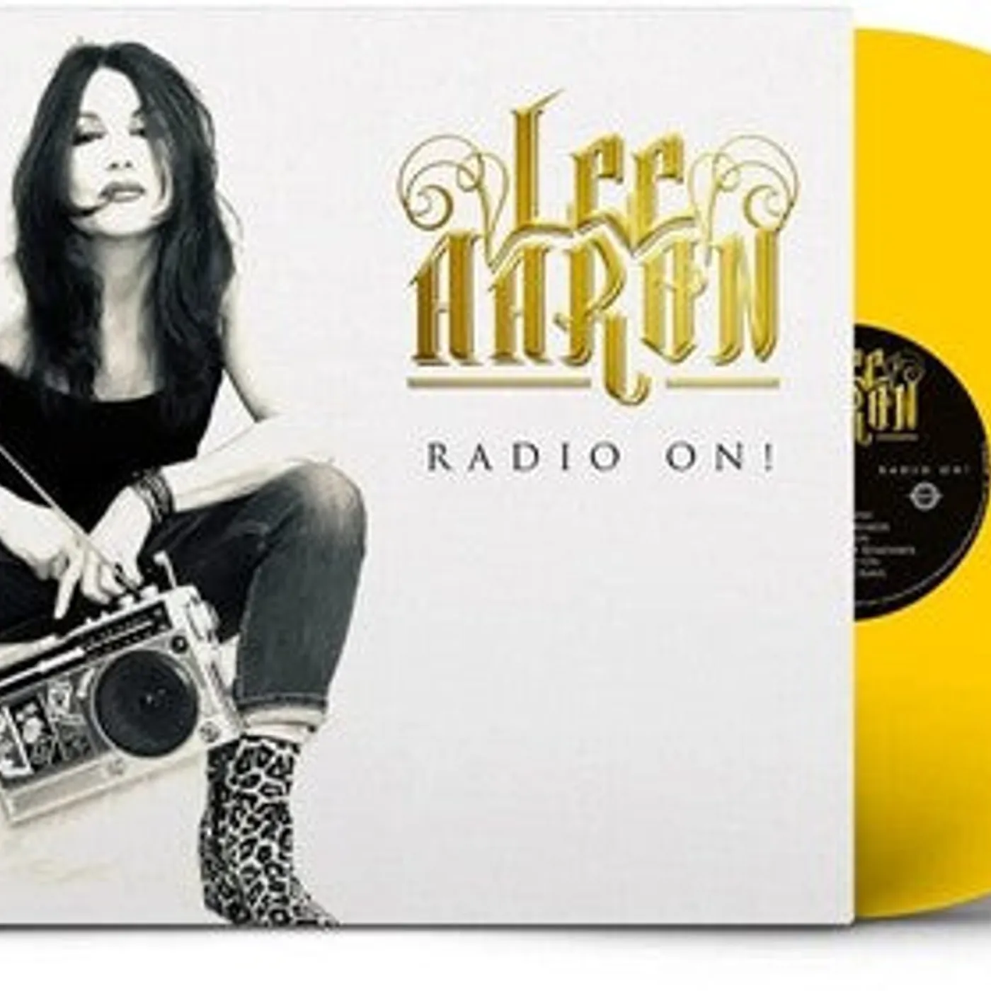 Lee Aaron LP Vinyl - Radio On - Sun Yellow (Coloured Vinyl) (Gate Fold) (Ltd) (Ylw)