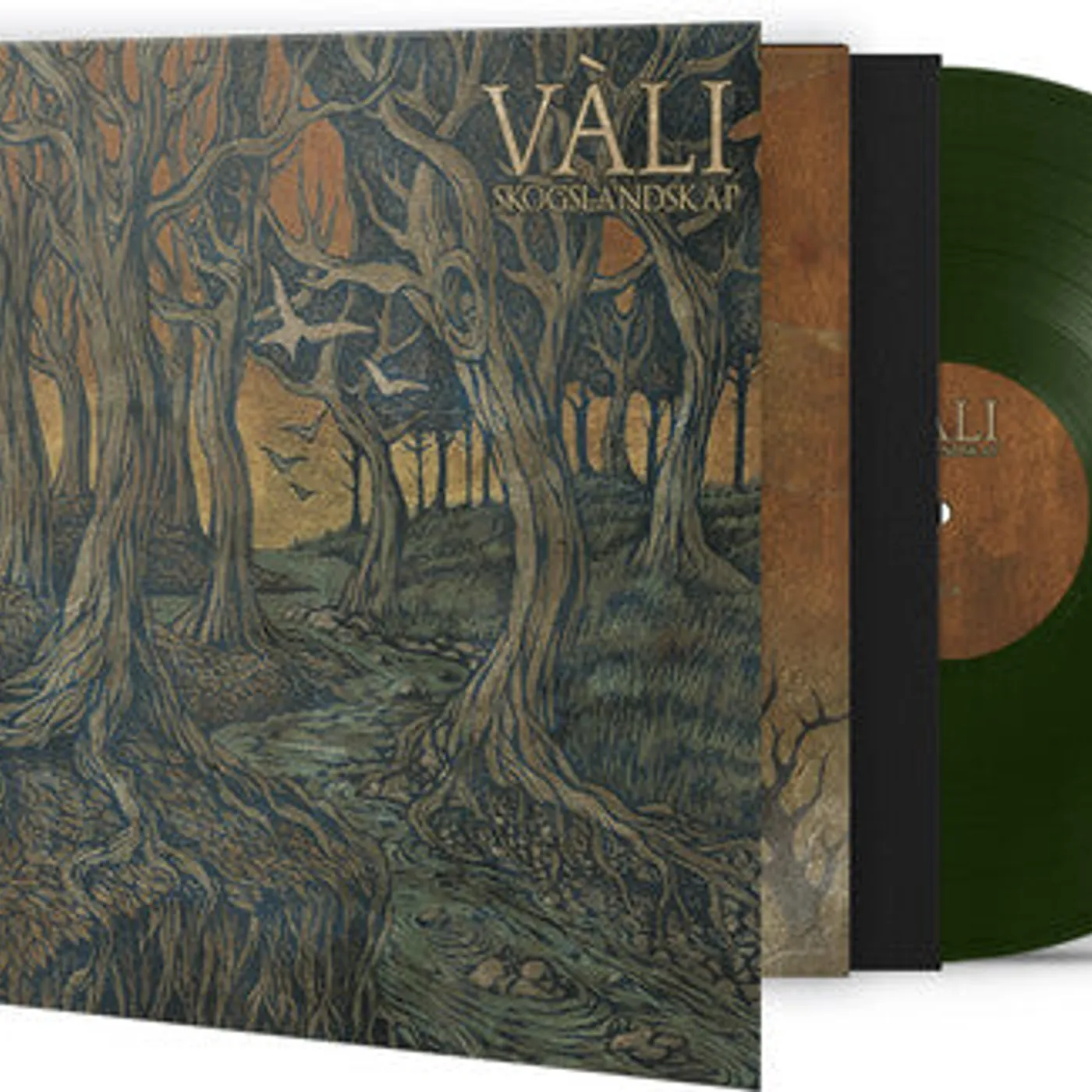 Vàli LP Vinyl - Skogslandskap - Dark Green (Coloured Vinyl) (Gate Fold) (Grn)