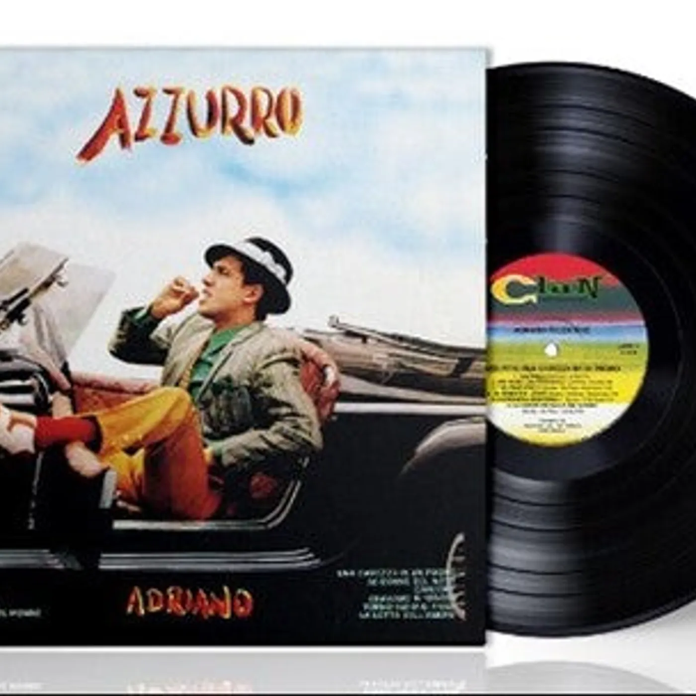 Adriano Celentano LP Vinyl - Azzurro / Una Carezza In Un Pugno (Ogv) (Rmst)