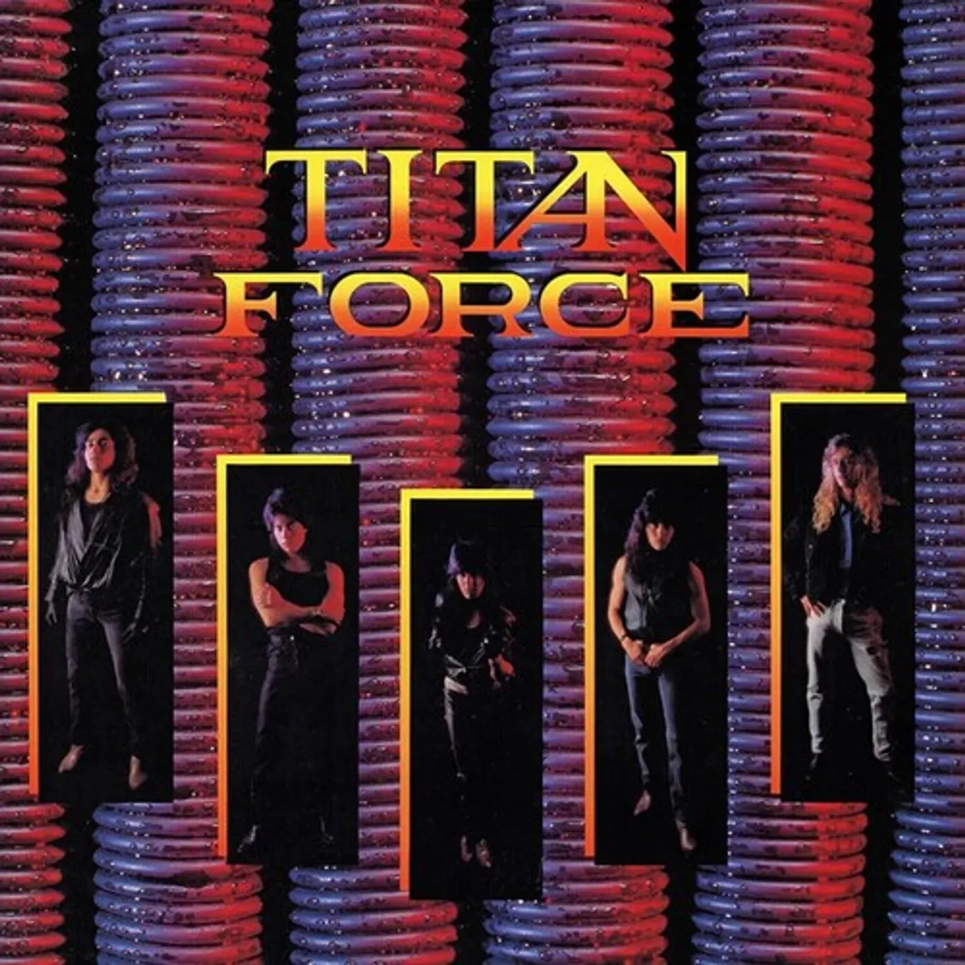 Titan Force LP Vinyl - Titan Force - Yellow/Red (Coloured Vinyl) (Red) (Ylw)