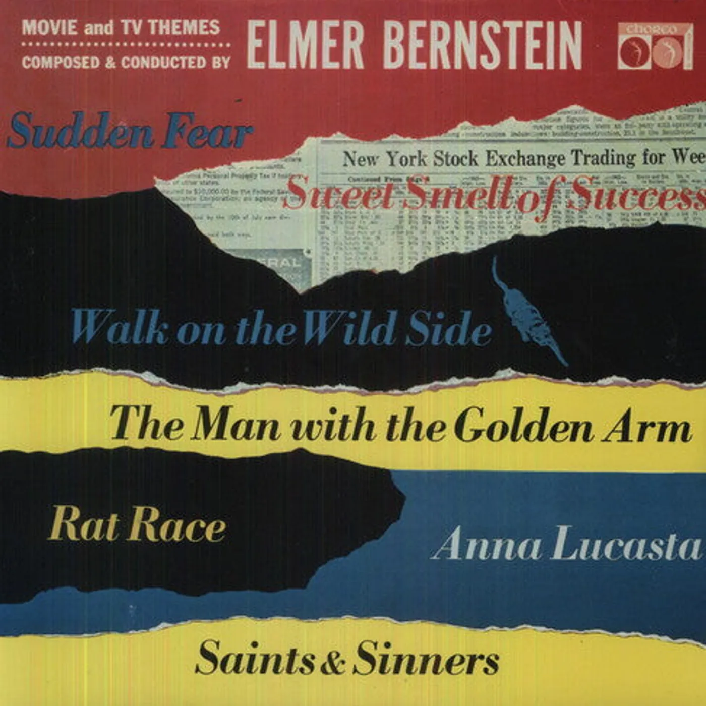 Elmer Bernstein LP Vinyl - Movie & Tv Themes