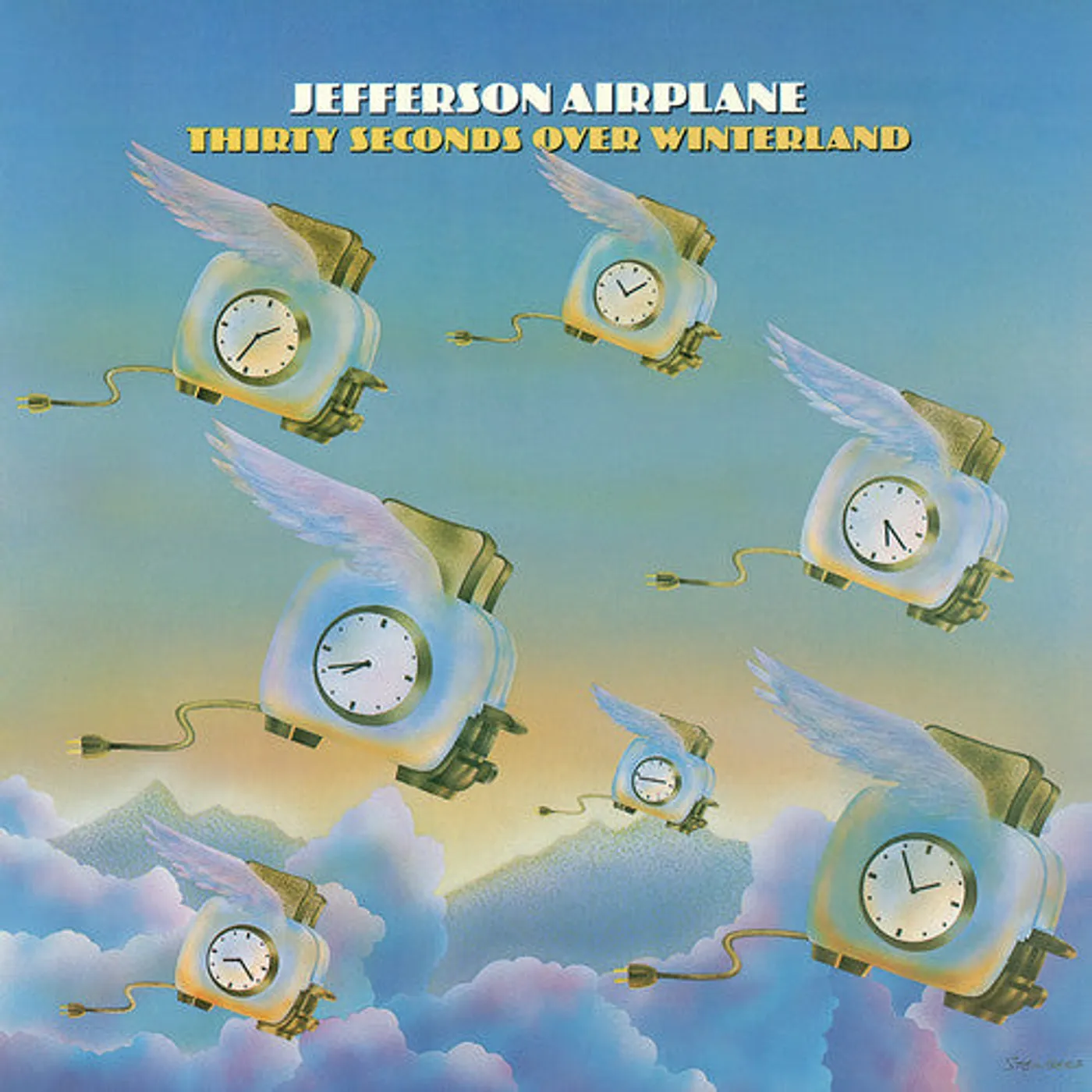 Jefferson Airplane LP Vinyl - Thirty Seconds Over Winterland (Blue) (Coloured Vinyl) (Ogv)