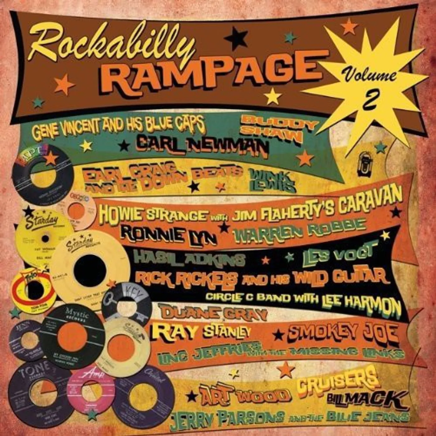 Rockabilly Rampage LP Vinyl - Vol. 2-Rockabilly Rampage (Uk)