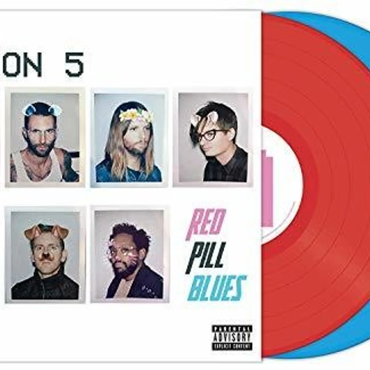 Maroon 5 LP Vinyl - Red Pill Blues (Blue) (Coloured Vinyl) (Red)