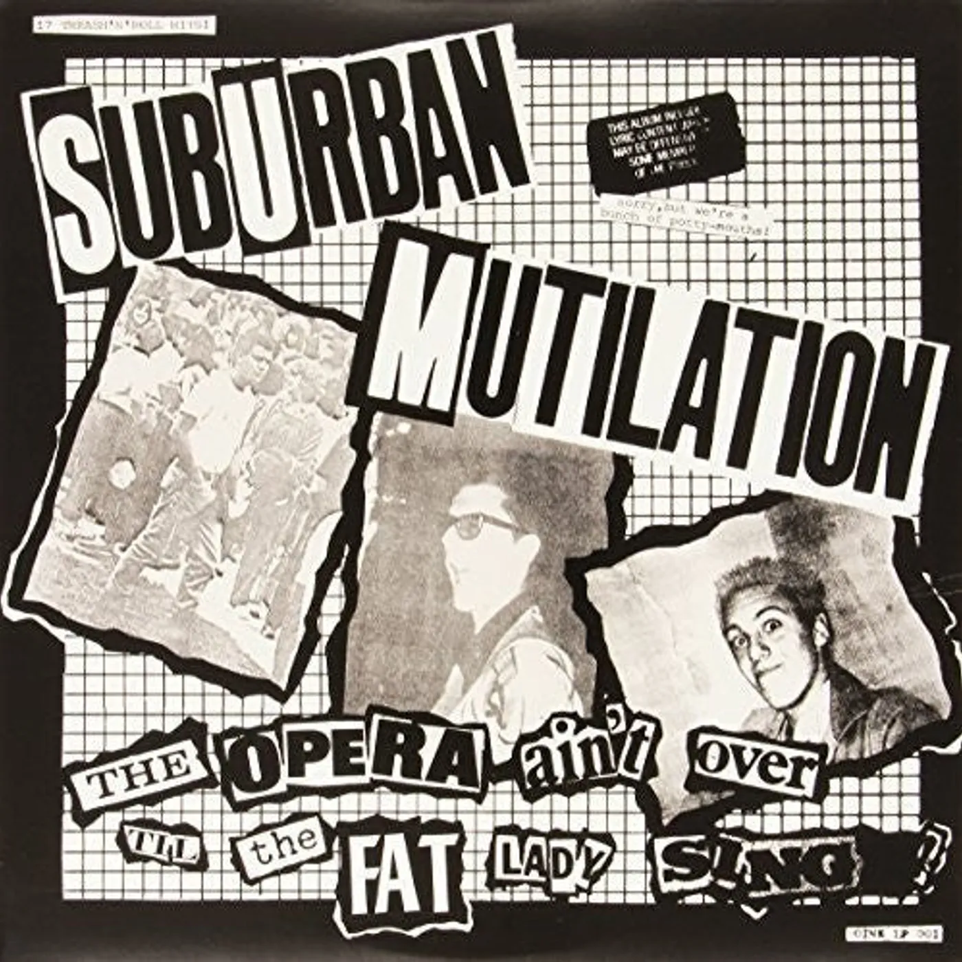 Suburban Mutilation LP Vinyl - Opera Ain'T Over Til The Fat Lady Sings