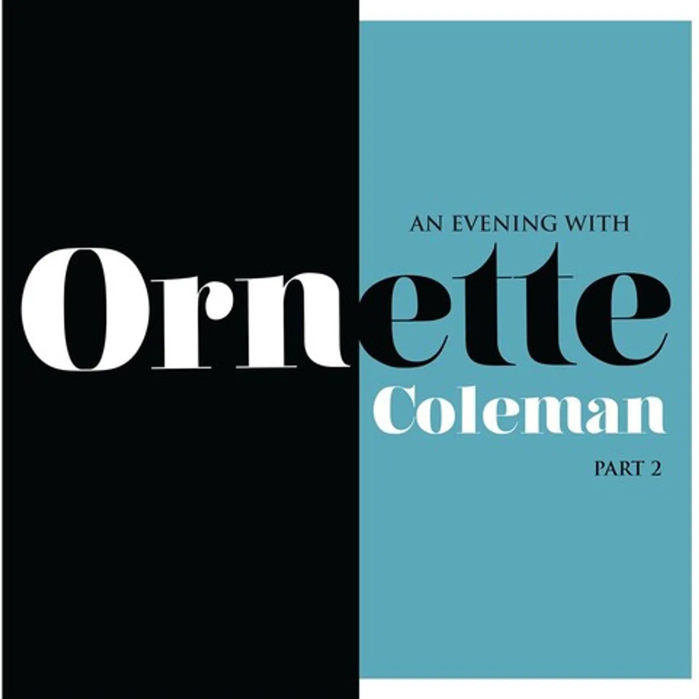 Ornette Coleman LP Vinyl - An Evening With Ornette Coleman Part 2 (Coloured Vinyl)