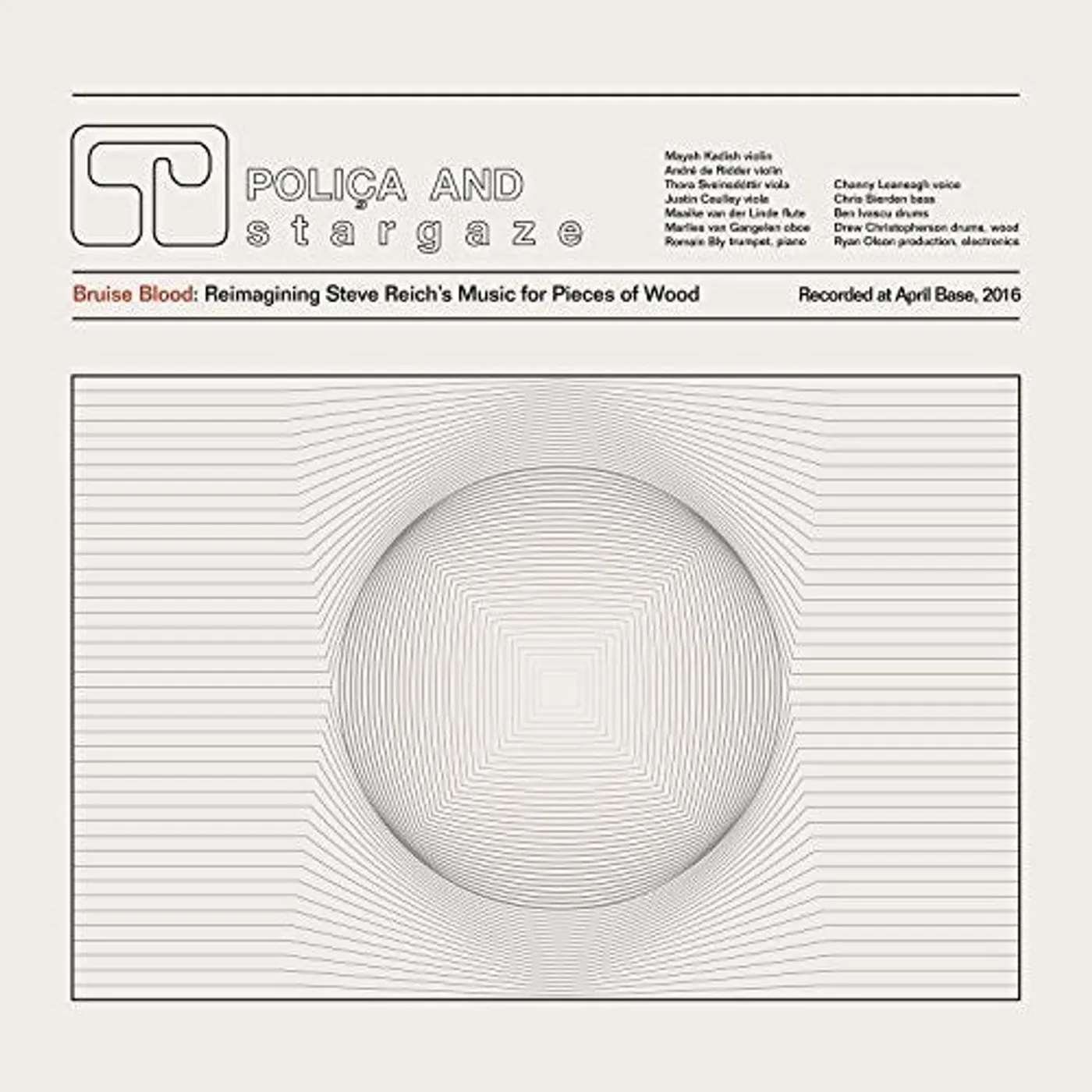 Polica LP Vinyl - Bruise Blood: Reimagining Steve Reich'S Music For