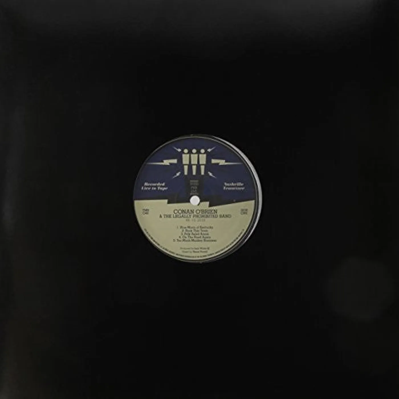 Conan O'Brien LP Vinyl - Third Man Live 06-10-2010