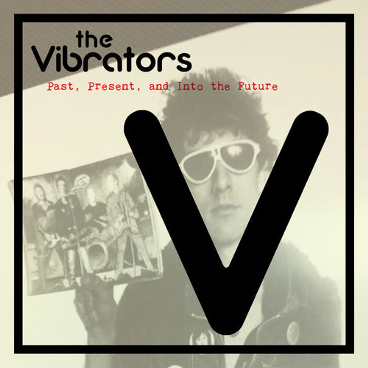 The Vibrators LP Vinyl - Past Present And Into The Future (Ltd) (Red)