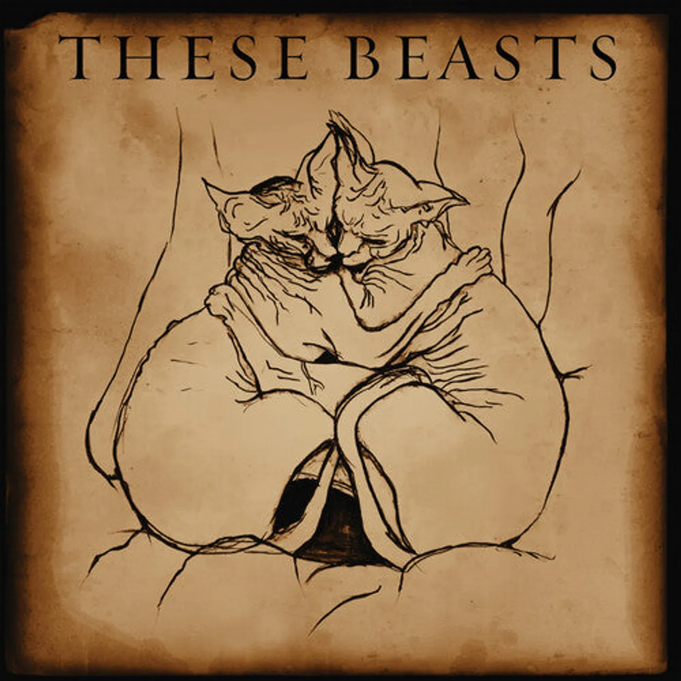 These Beasts LP Vinyl - These Beasts - Bronze Smoke (Coloured Vinyl) (Ep)