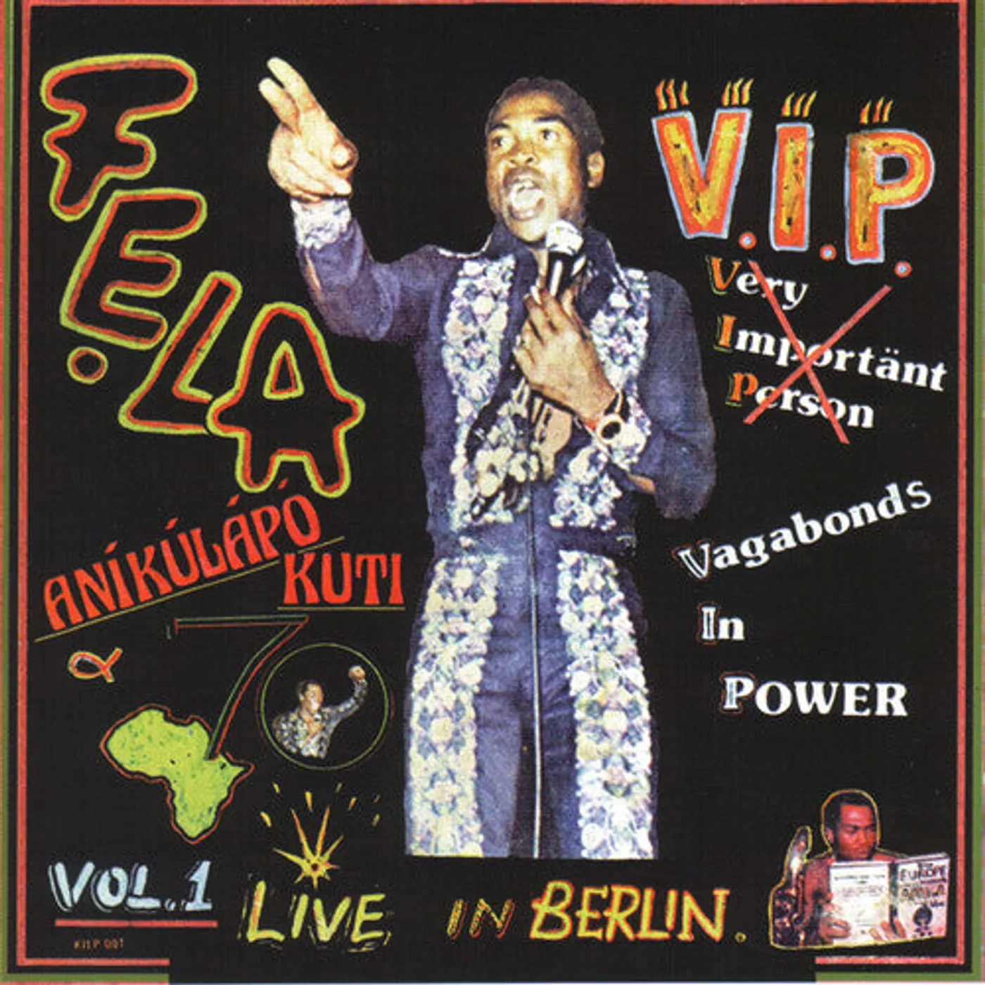 Fela Kuti LP Vinyl - V.I.P.