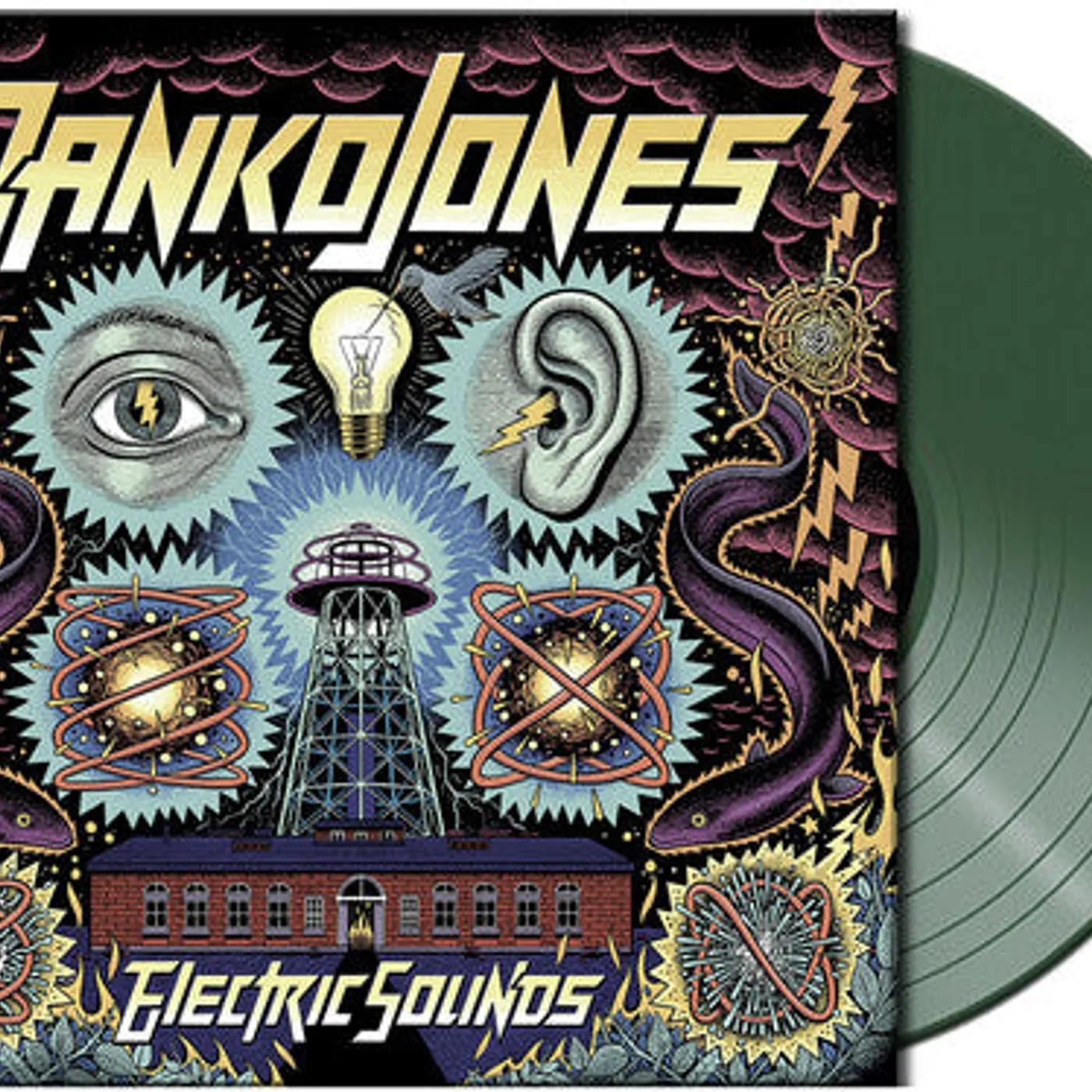 Danko Jones LP Vinyl - Electric Sounds - Dark Green (Coloured Vinyl) (Grn) (Ltd)