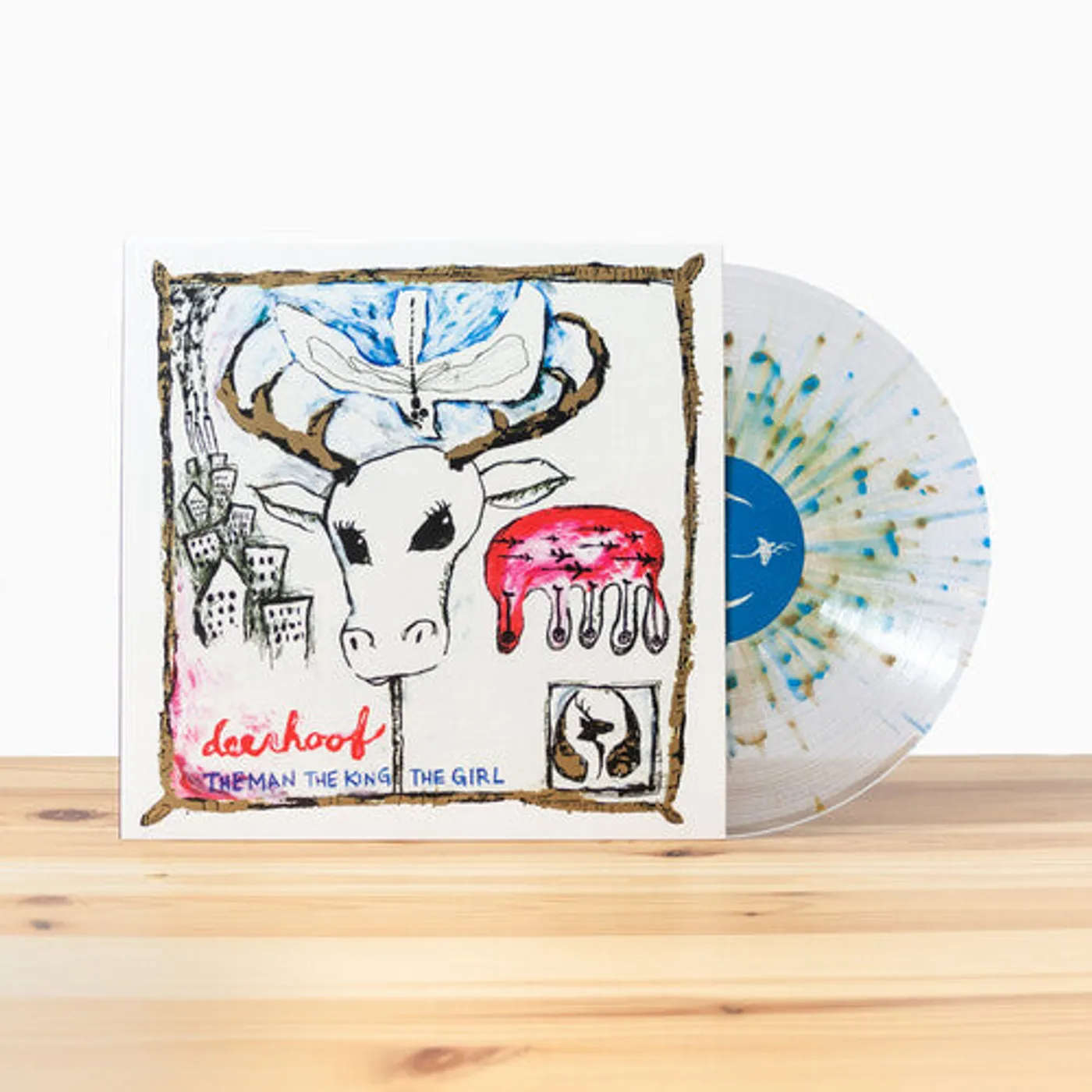 Deerhoof LP Vinyl - Man The King The Girl (Coloured Vinyl) (Dlcd)
