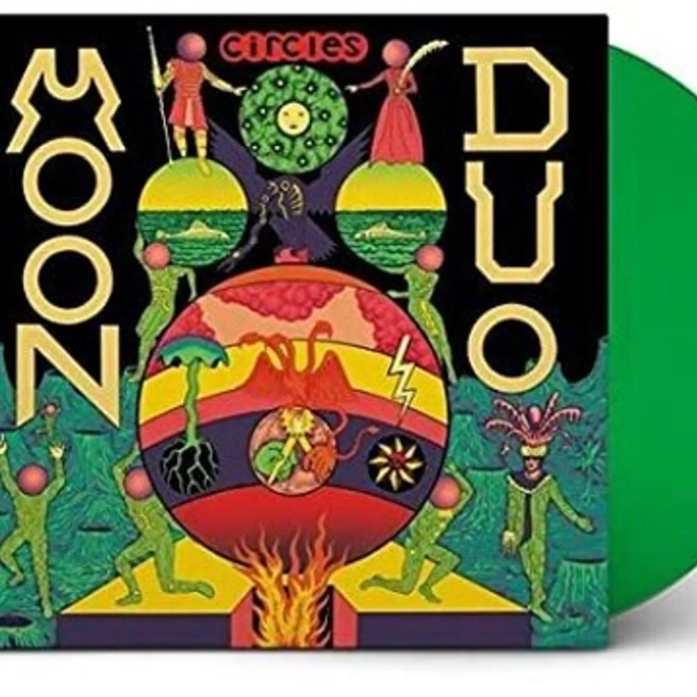 Moon Duo LP Vinyl - Circles (Coloured Vinyl) (Grn) (Uk)