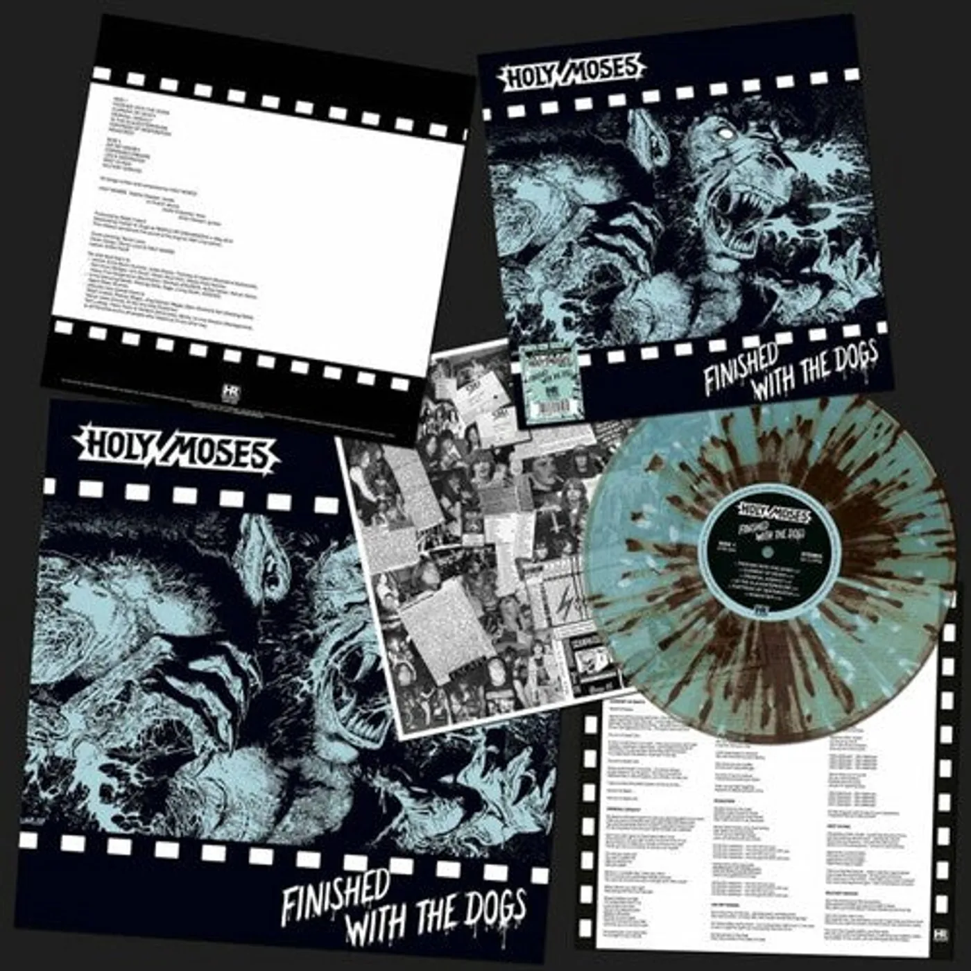 Holy Moses LP Vinyl - Finished With The Dogs - Splatter (Coloured Vinyl)