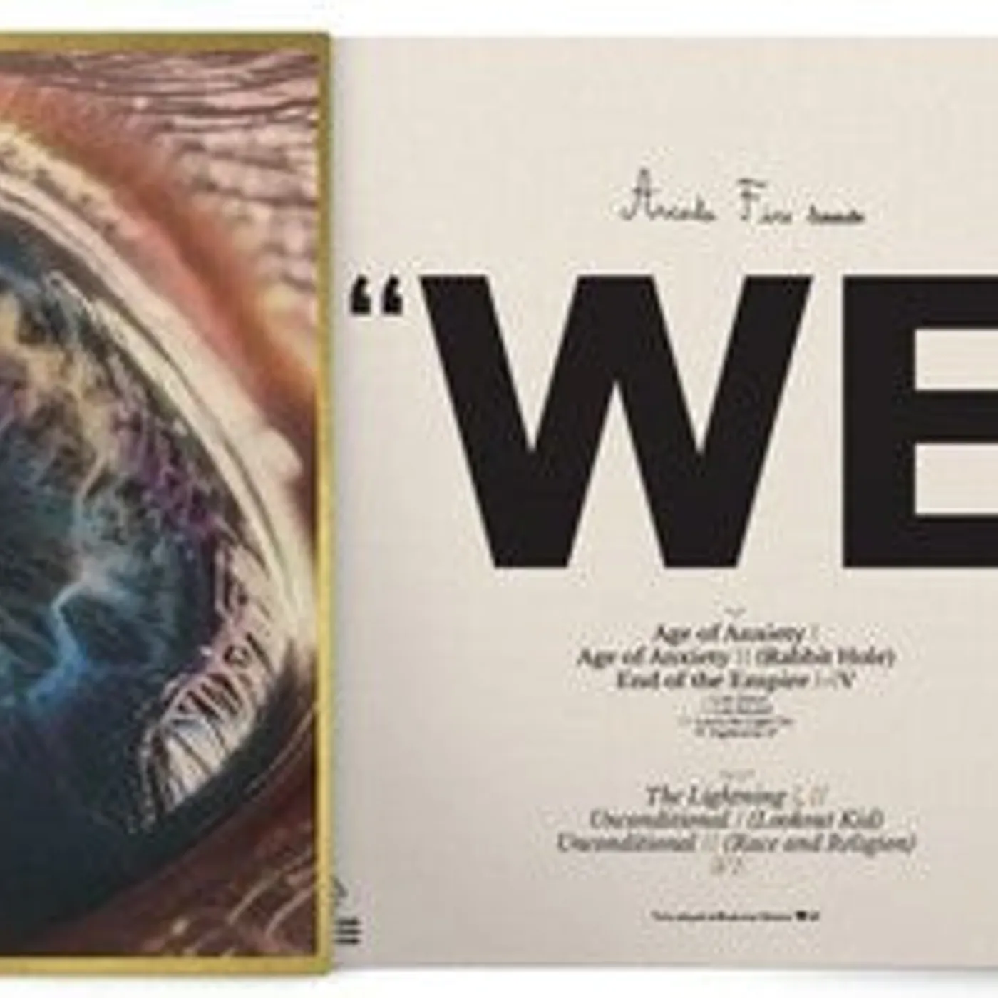 Arcade Fire LP Vinyl - We (Gate Fold) (Ogv) (Post) (Stic)