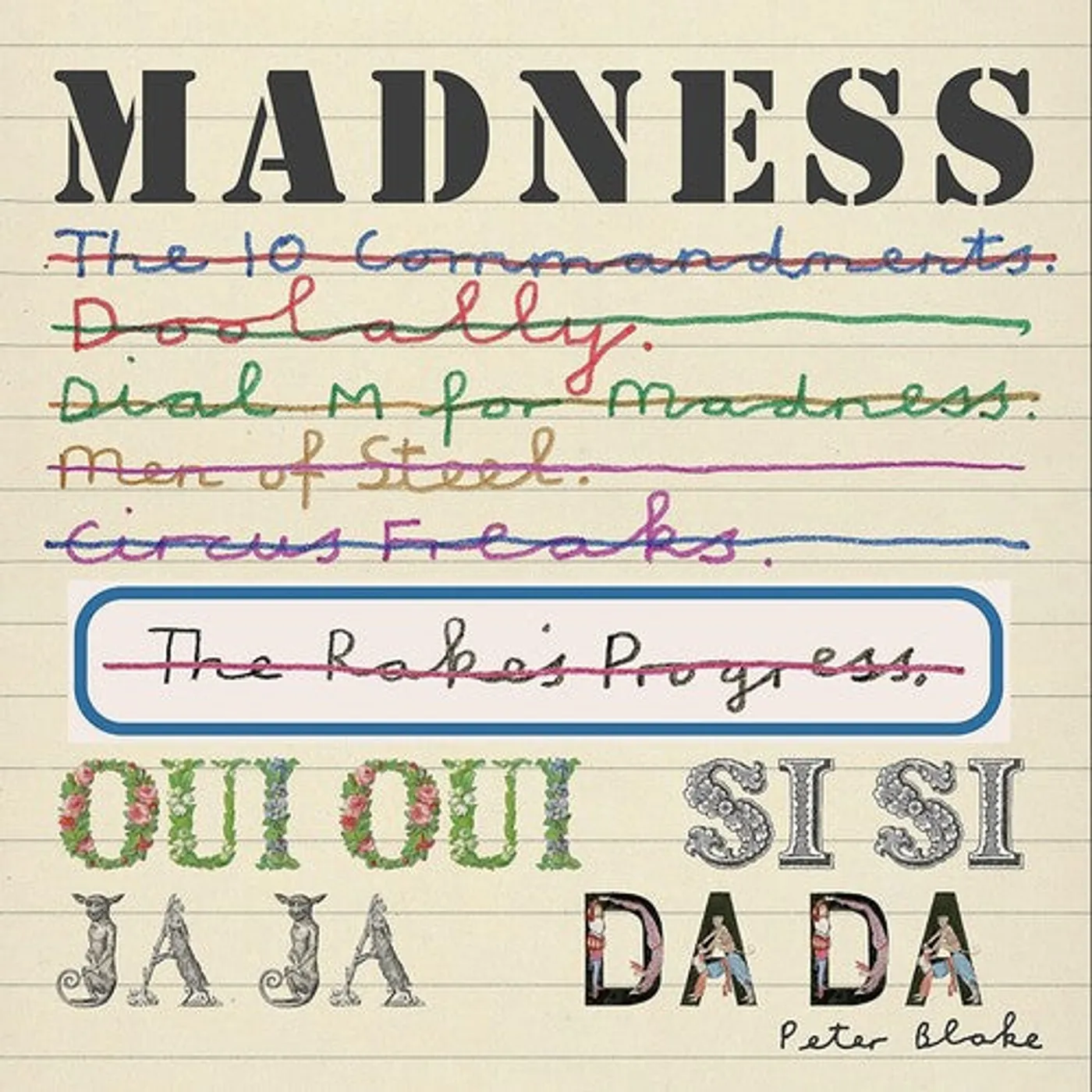 Madness LP Vinyl - Oui Oui Si Si Ja Ja Da Da