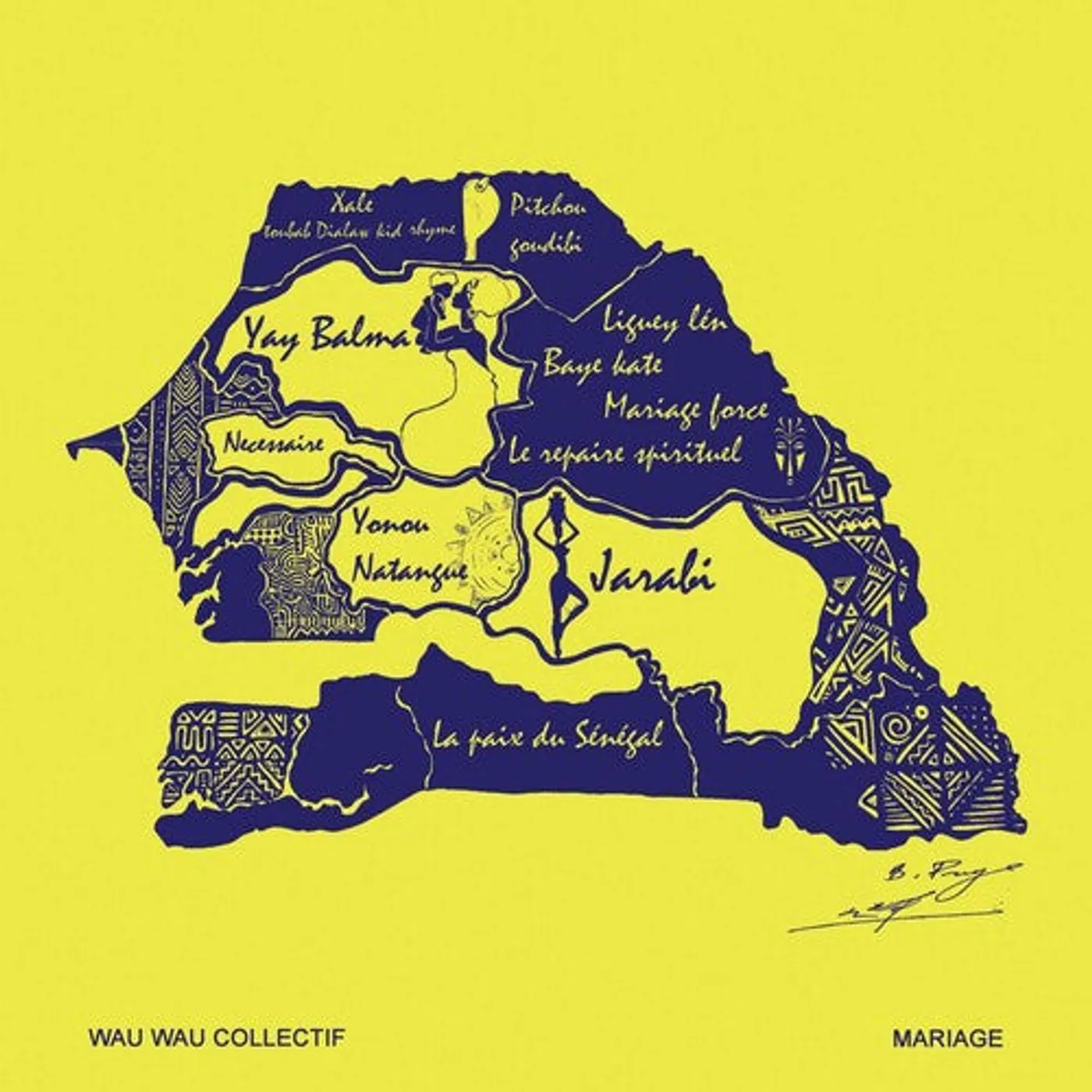 Wau Wau Collectif LP Vinyl - Mariage
