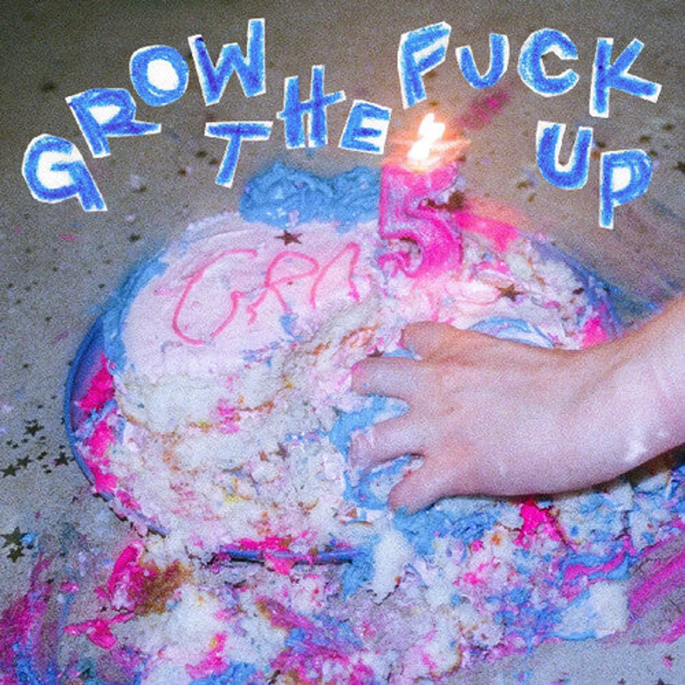 Vial LP Vinyl - Grow The Fuck Up (Blue) (Coloured Vinyl) (Wht)