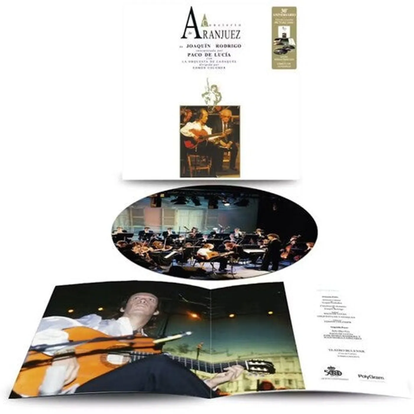 Paco De Lucia LP Vinyl - Concierto De Aranjuez - 30Th Anniversary (Pict)