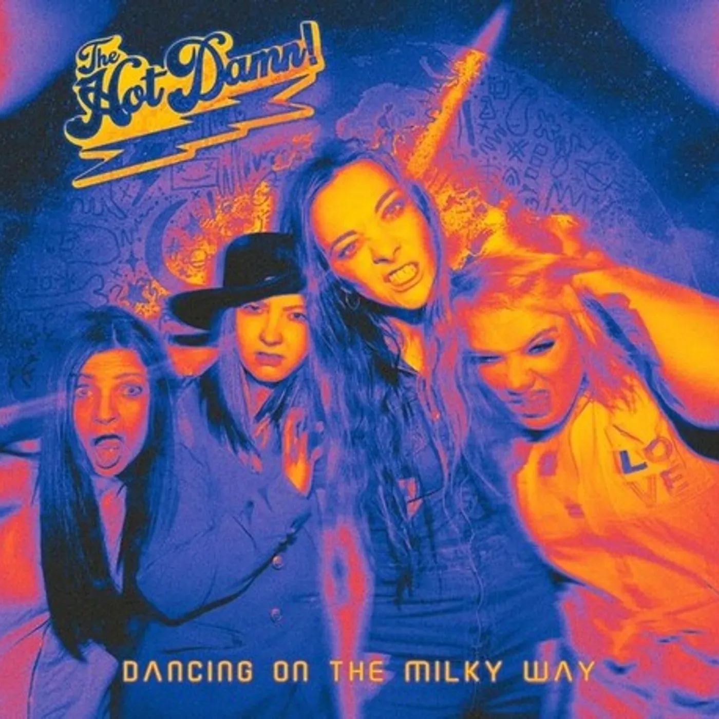 Hot Damn LP Vinyl - Dancing On The Milky Way (Coloured Vinyl) (Ylw) (Uk)