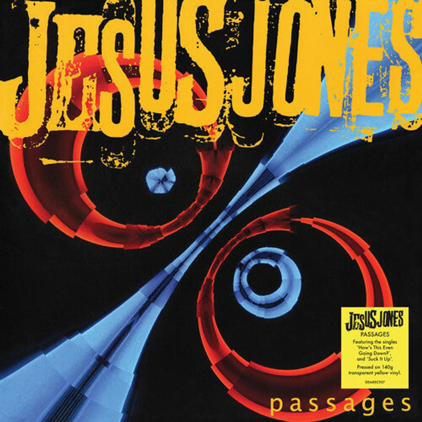 Jesus Jones LP Vinyl - Passages (Coloured Vinyl) (Ofgv) (Ylw) (Uk)
