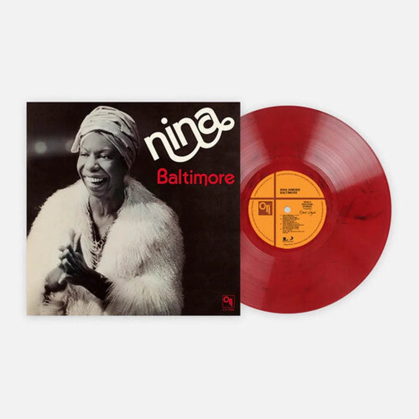 Nina Simone LP Vinyl - Baltimore (Coloured Vinyl) (Ogv) (Red) (Can)
