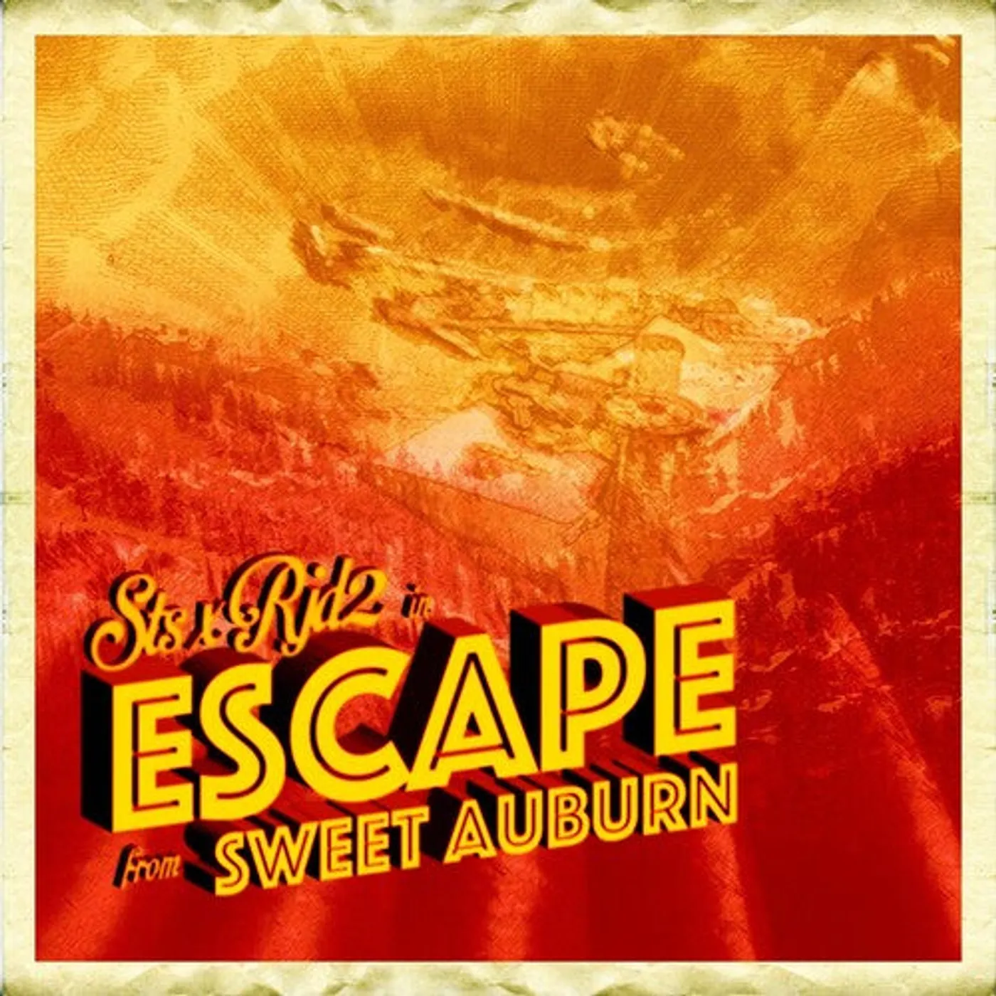 Sts X Rjd2 LP Vinyl - Escape From Sweet Auburn (Coloured Vinyl) (Gol)