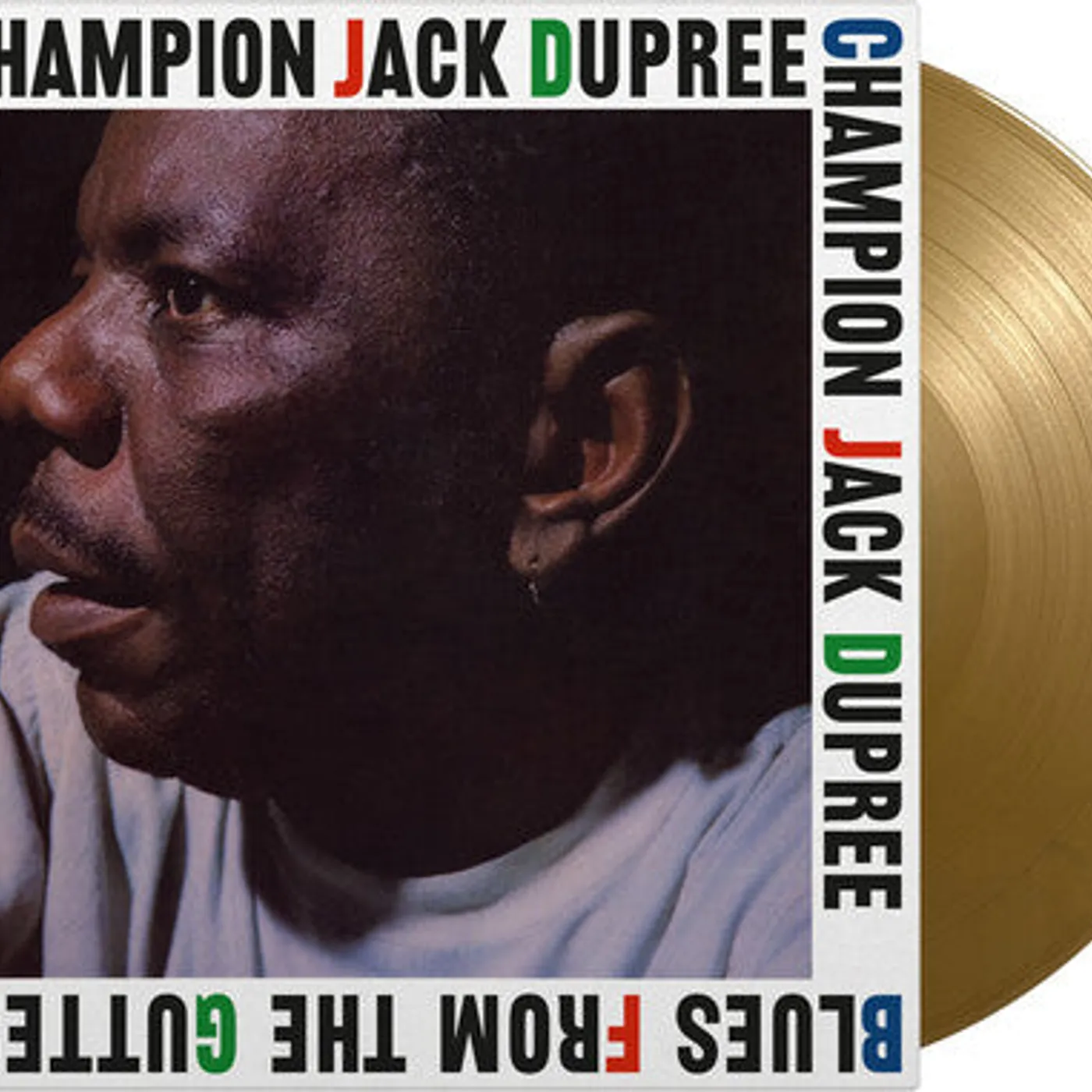 Champion Jack Dupree LP Vinyl - Blues From The Gutter (Coloured Vinyl) (Gol) (Ltd) (Ogv)