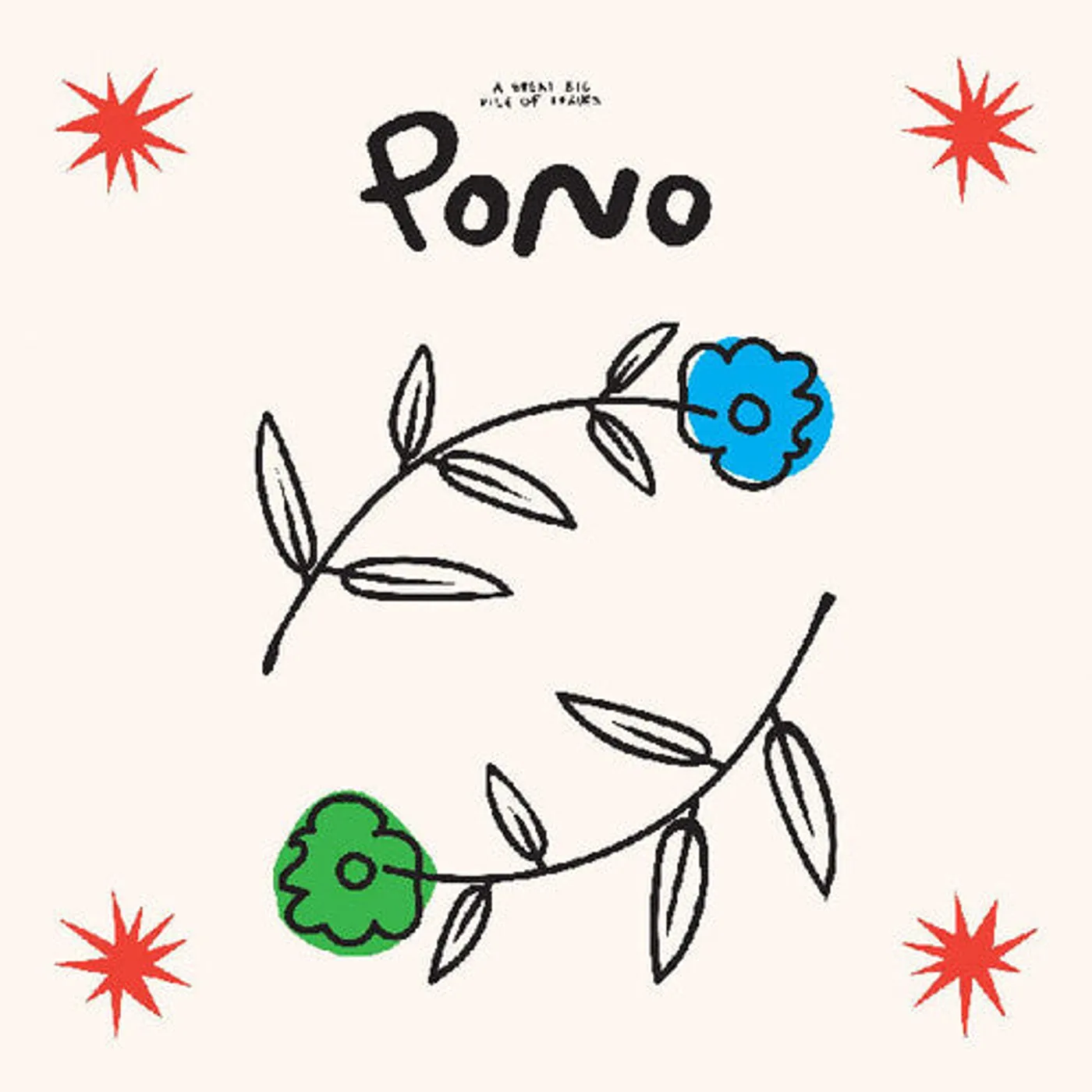 A Great Big Pile of Leaves LP Vinyl - Pono (Blue) (Coloured Vinyl) (Grn) (Dlcd)