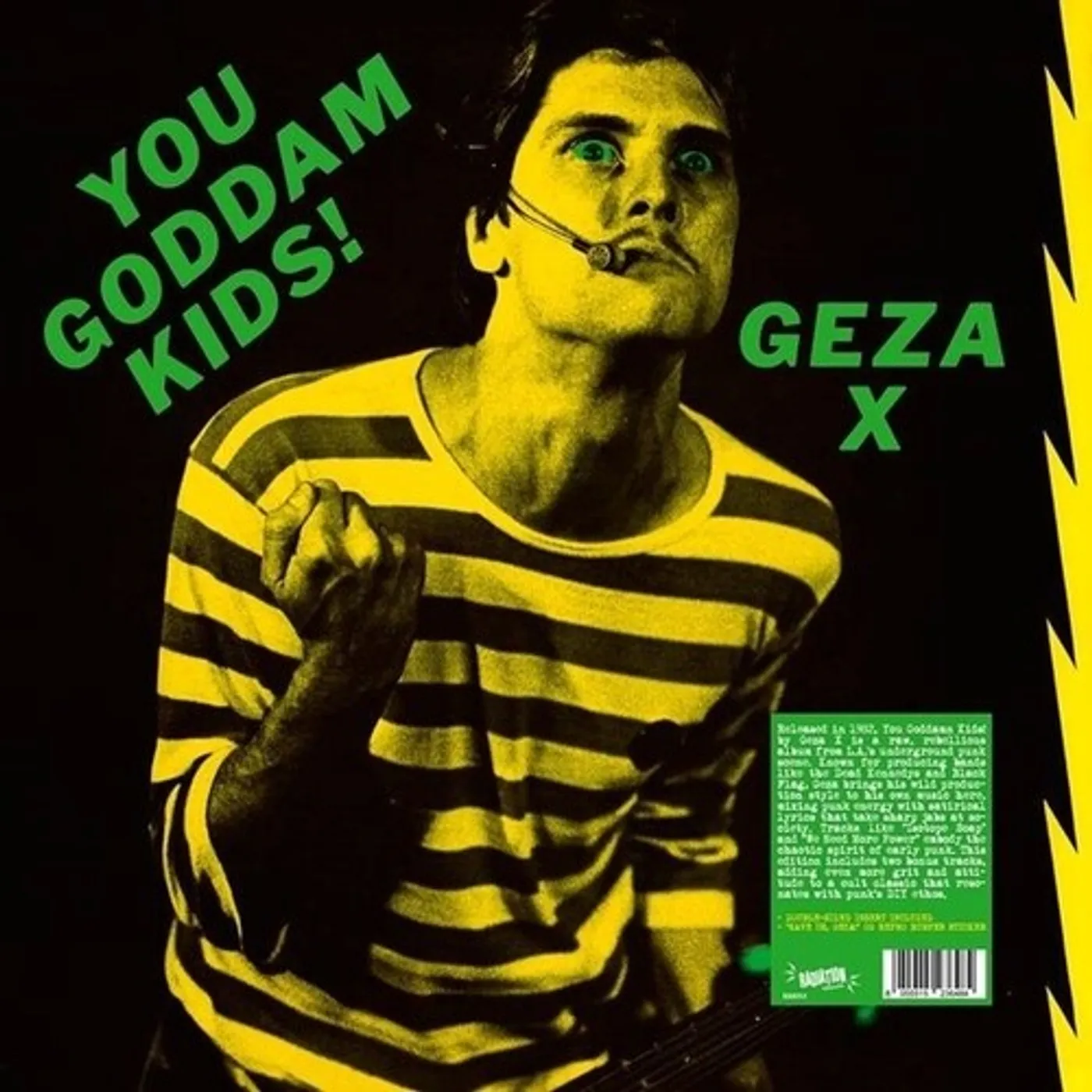 Geza X LP Vinyl - You Goddamn Kids