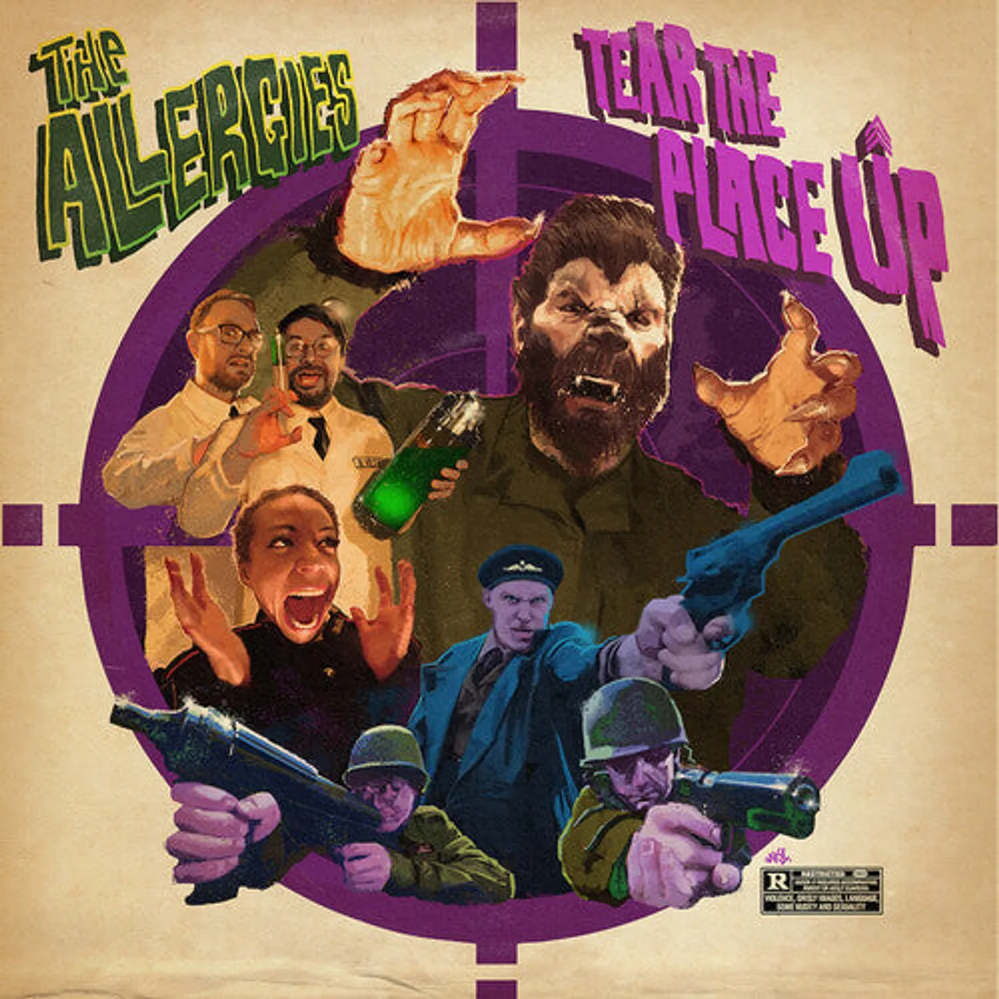 The Allergies LP Vinyl - Tear The Place Up